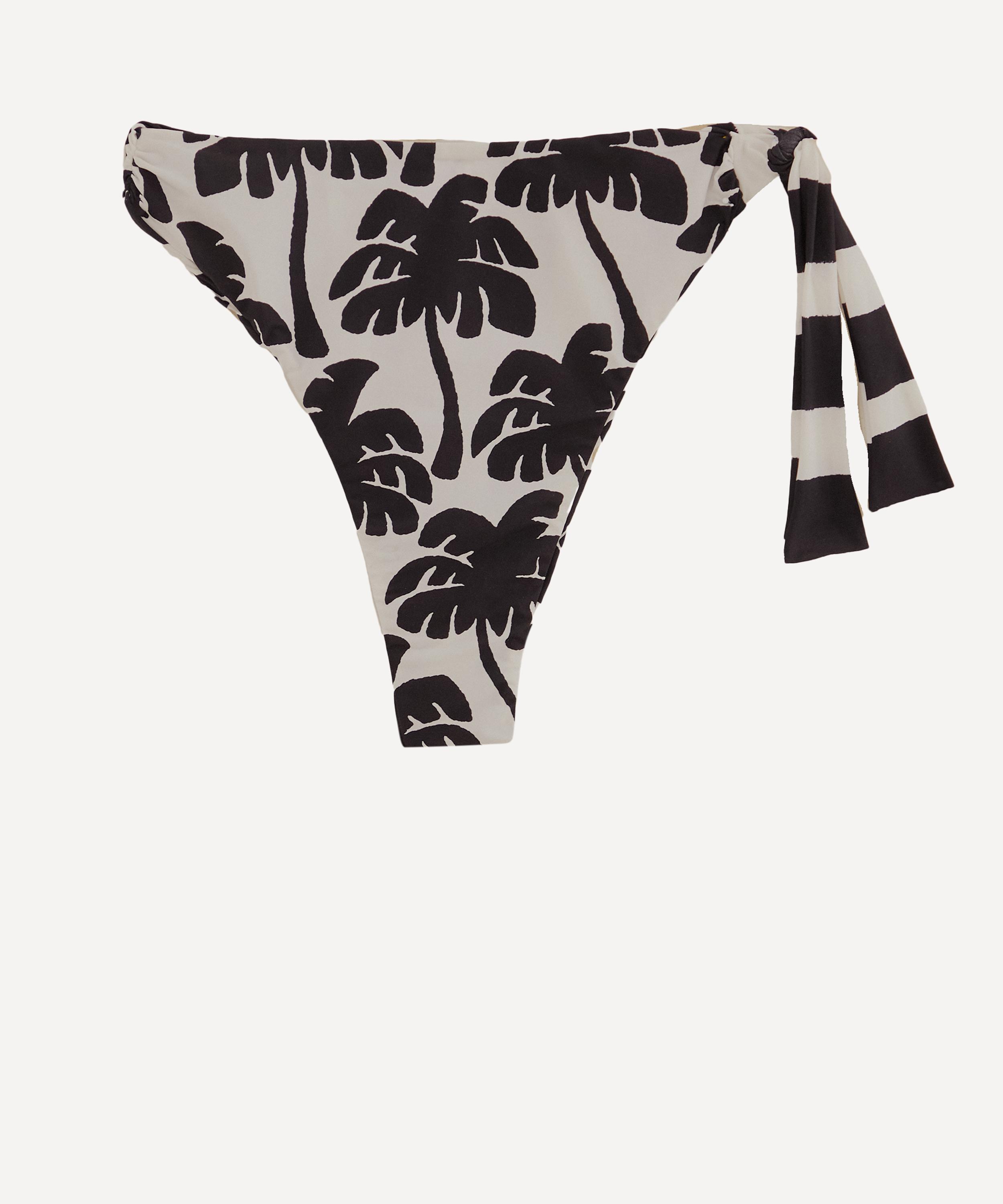 Farm Rio Geometric High-Waisted Bikini Bottoms