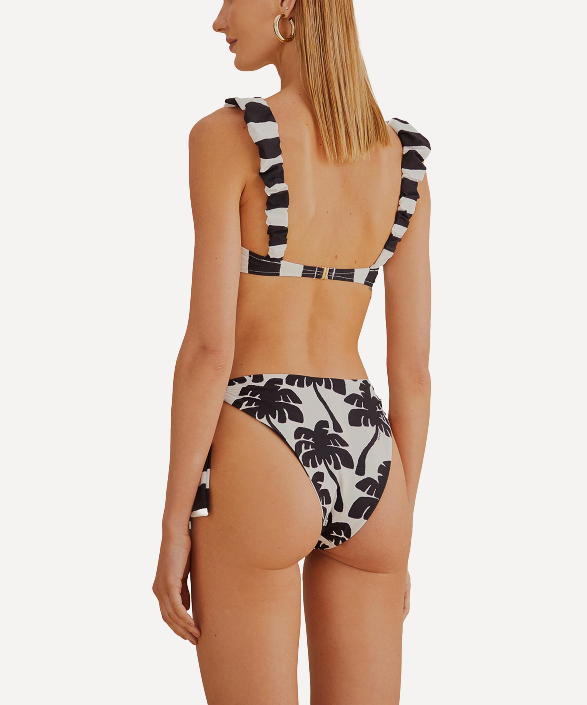 Lisa Floral Full Coverage Bikini Bottom - Coconut Girl