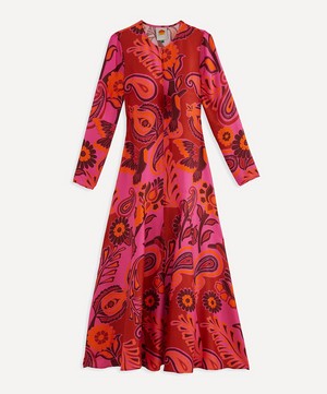 FARM Rio - Pink Bold Floral Maxi-Dress image number 0