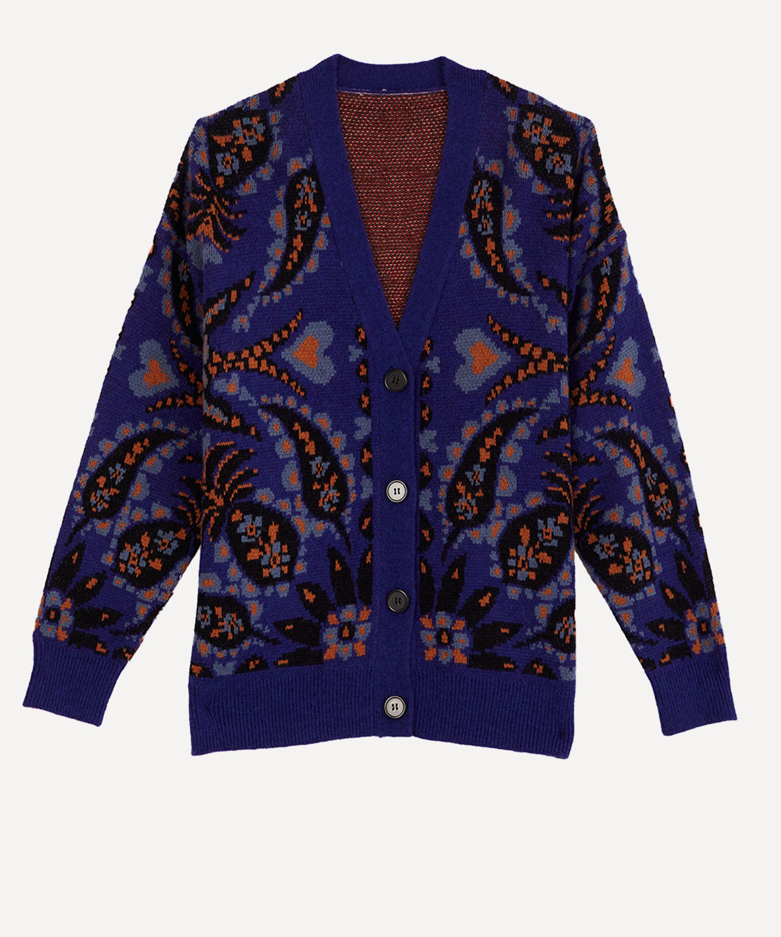 FARM Rio - Toucans Scarf Mixed Prints Cardigan image number 0