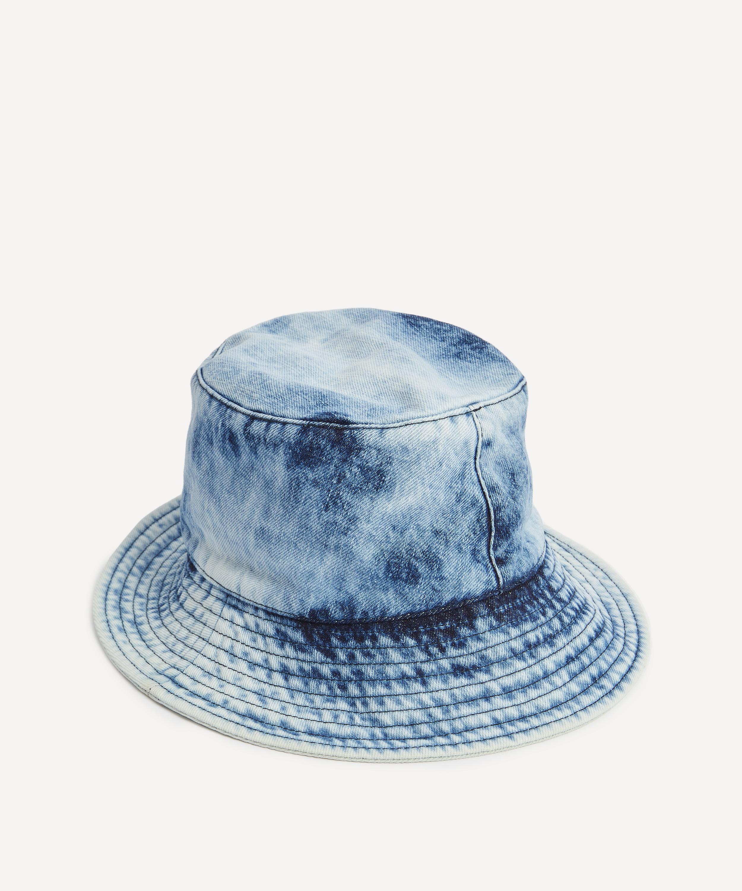 Isabel Marant - Giorgia Embroidered Logo Denim Bucket Hat image number 1