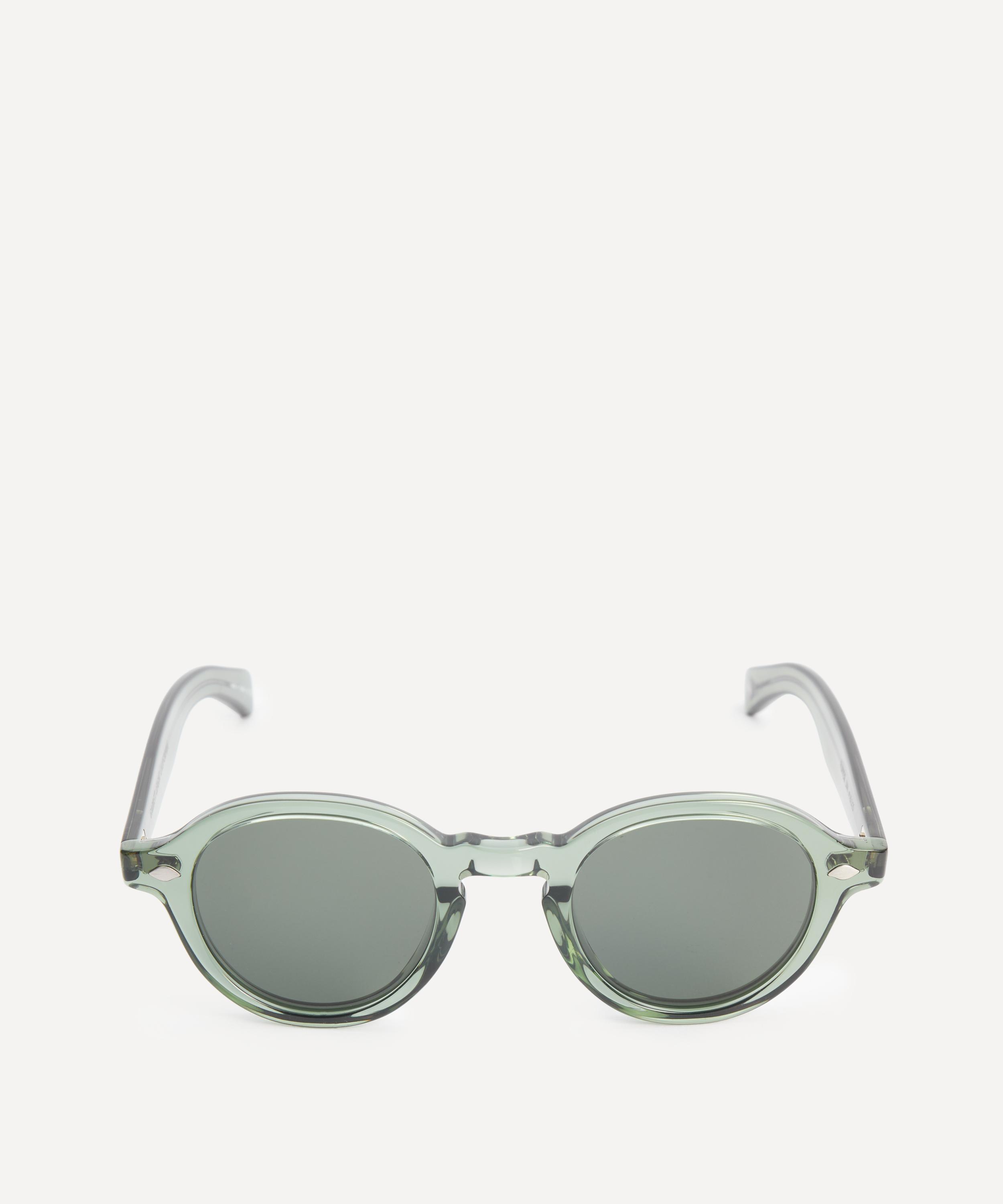 Garrett Leight - Flipper Juniper Round Sunglasses