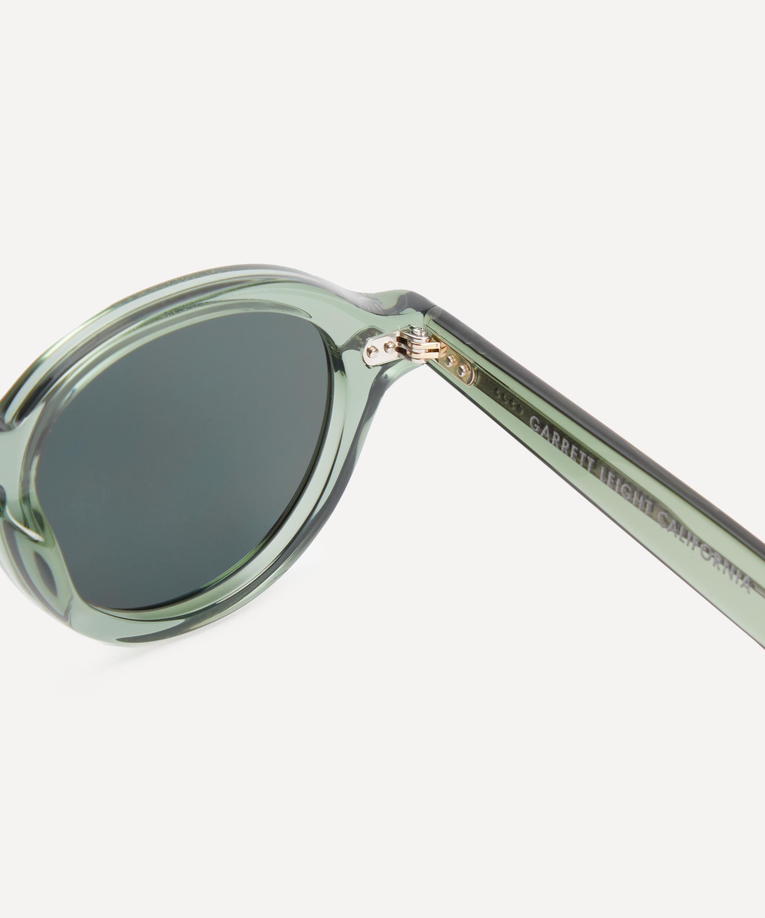 Garrett Leight - Flipper Juniper Round Sunglasses image number 2