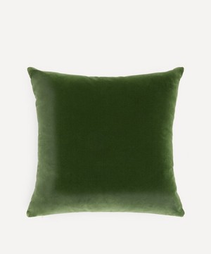 Thyme Linen - Square Veg Row Medium Cushion image number 1
