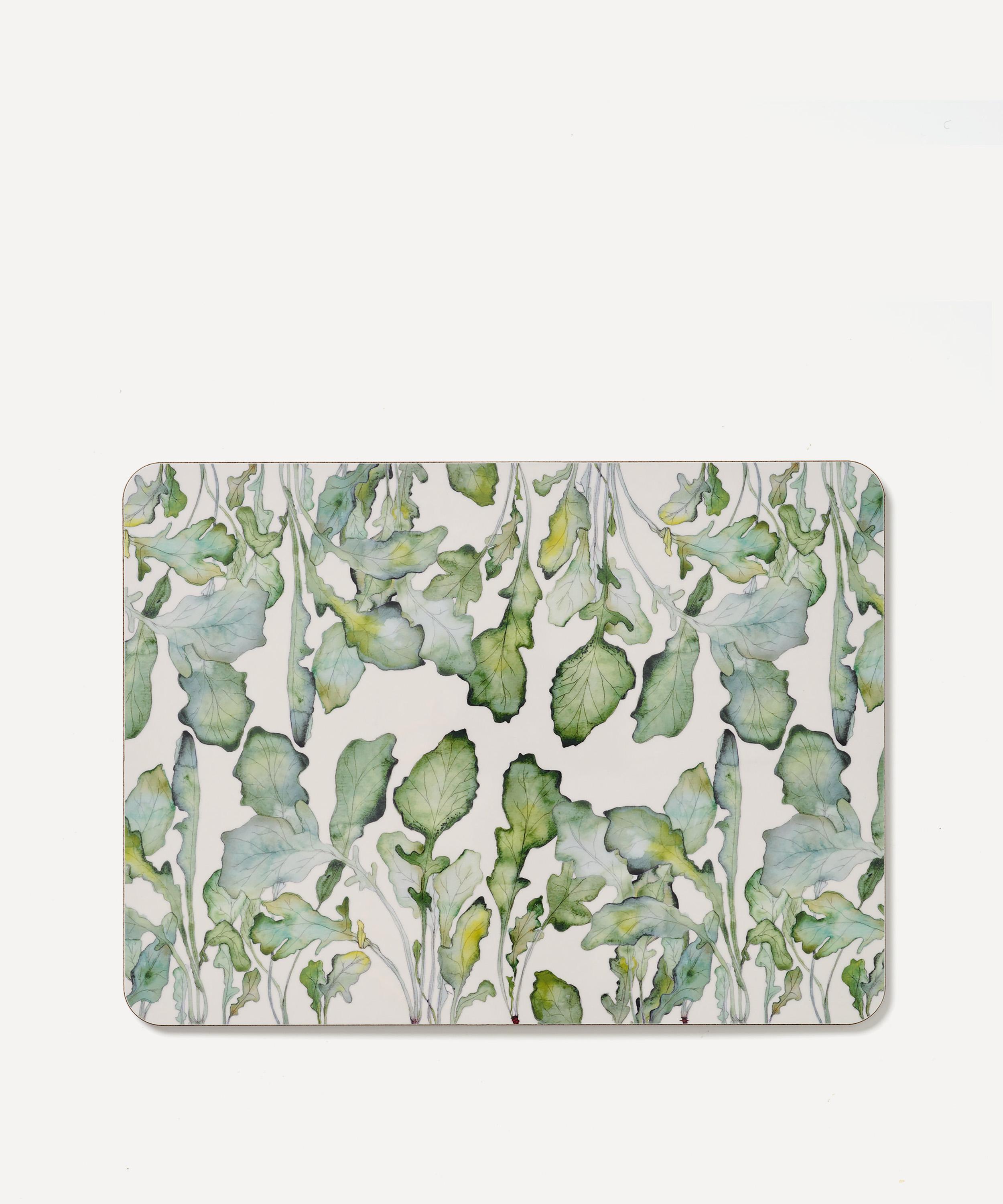 Thyme Linen - Vegetable Leaves Placemats Set of Four image number 4