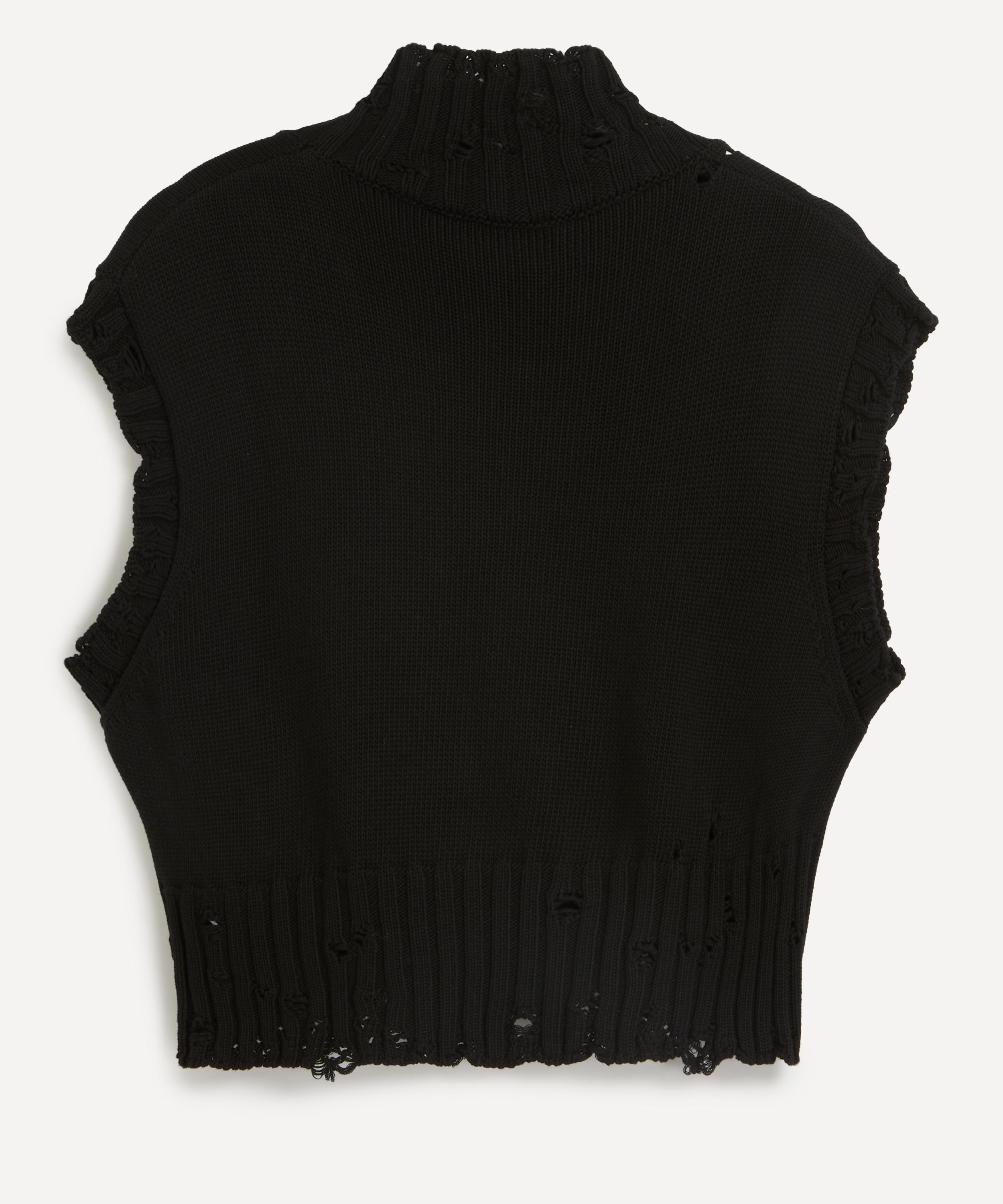 Marni - Distressed Cropped Vest image number 2