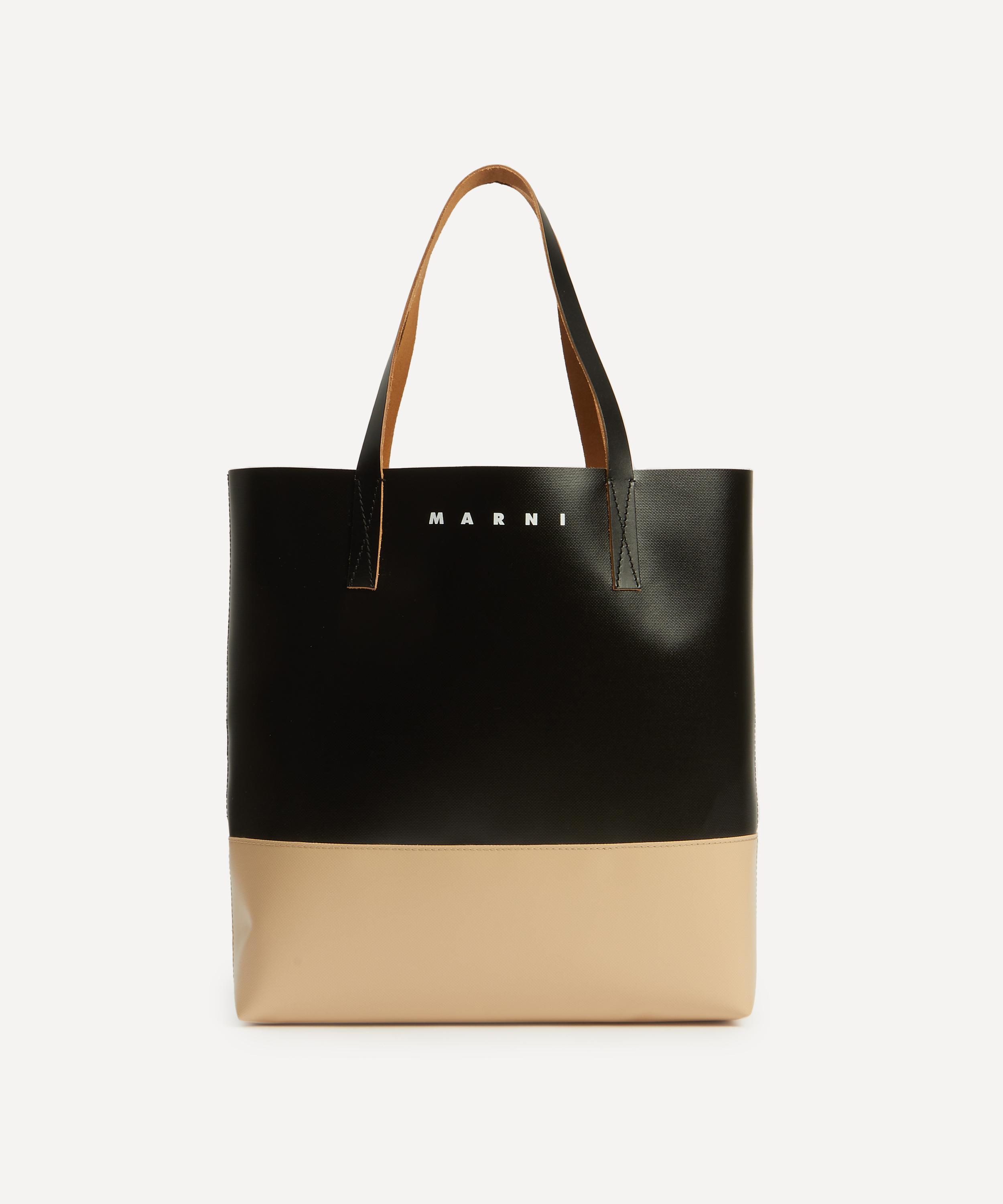 Marni logo-print tote bag - Neutrals