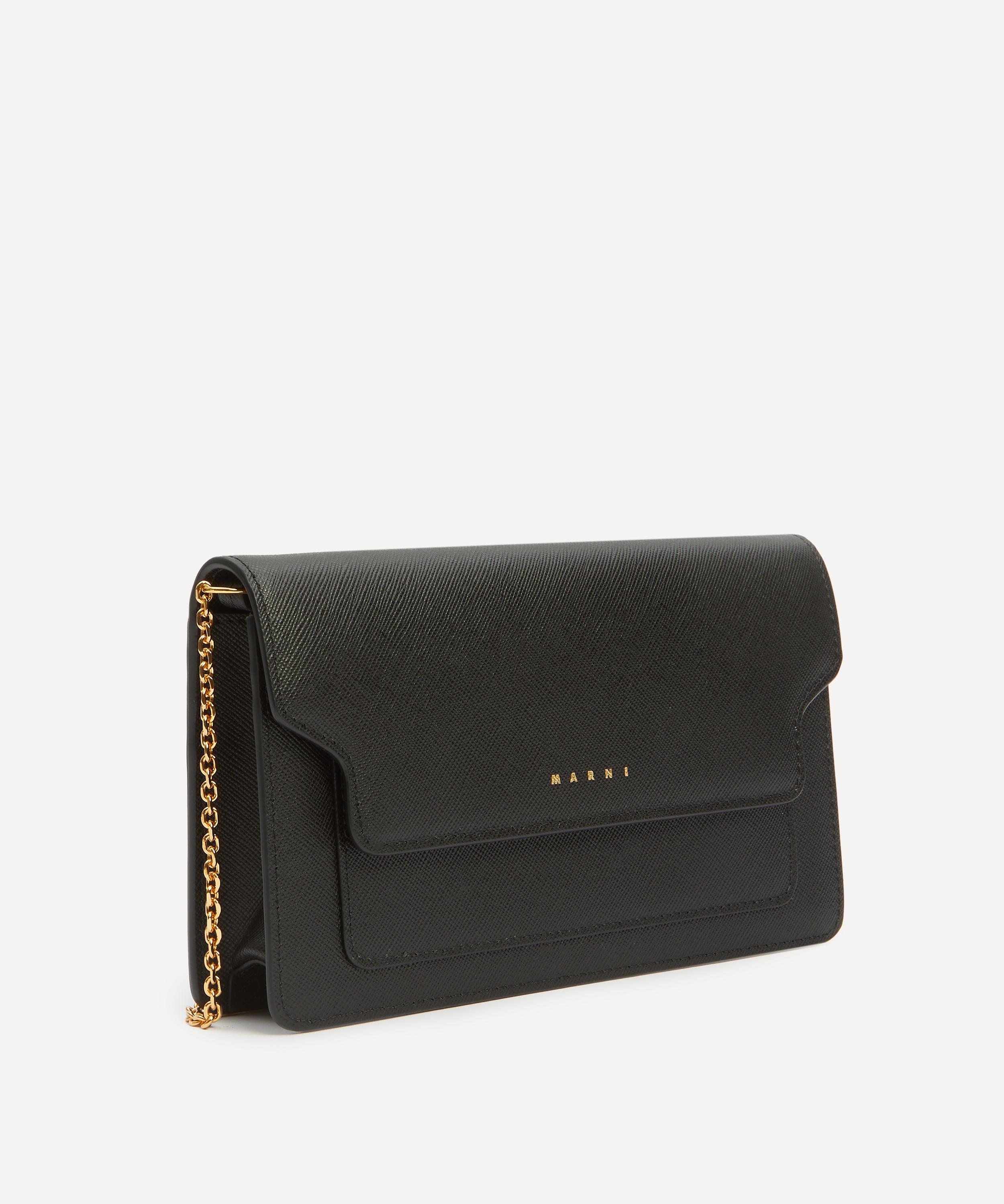 Long black outlet purse