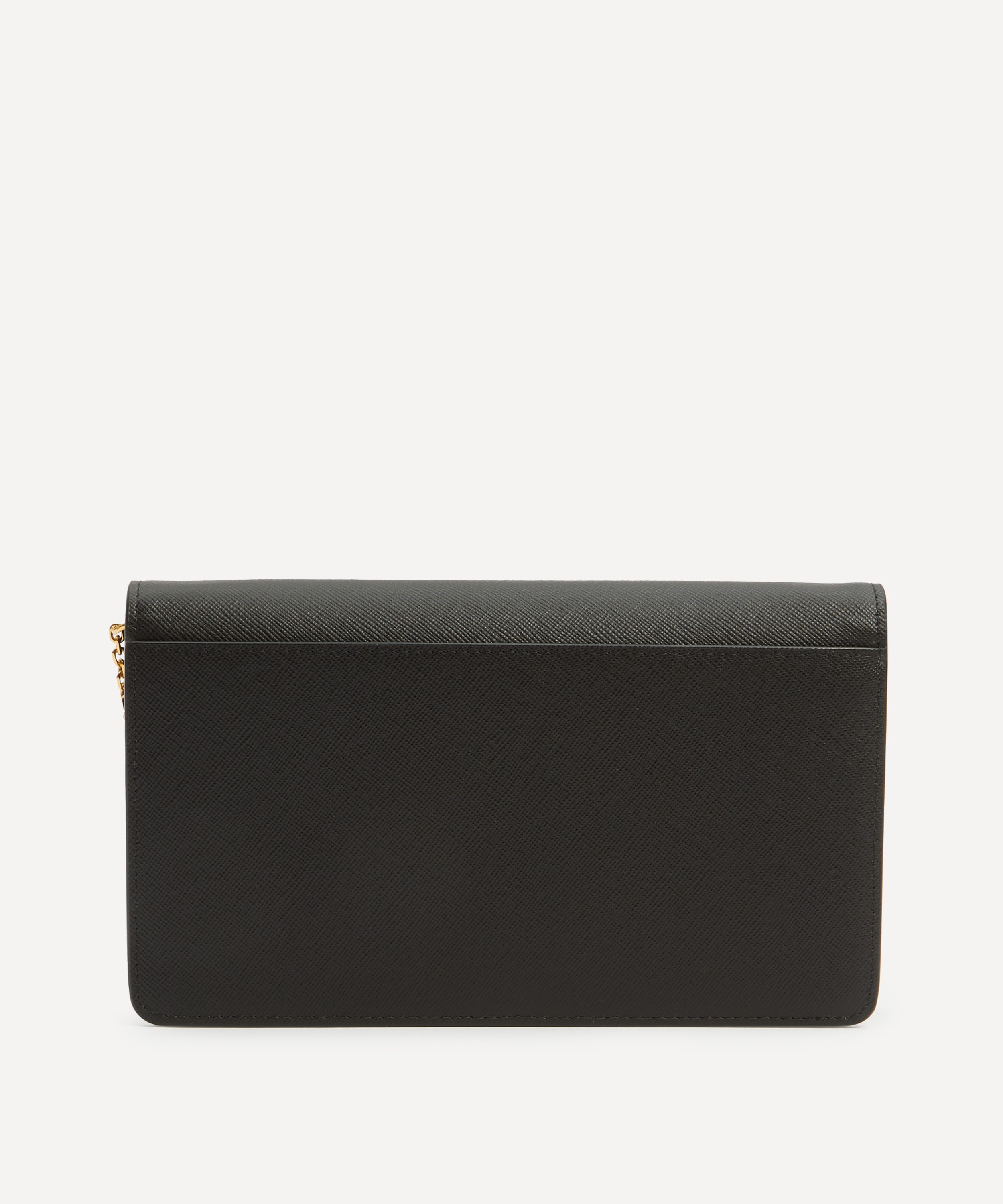 Marni - Long Black Leather Chain Wallet image number 2