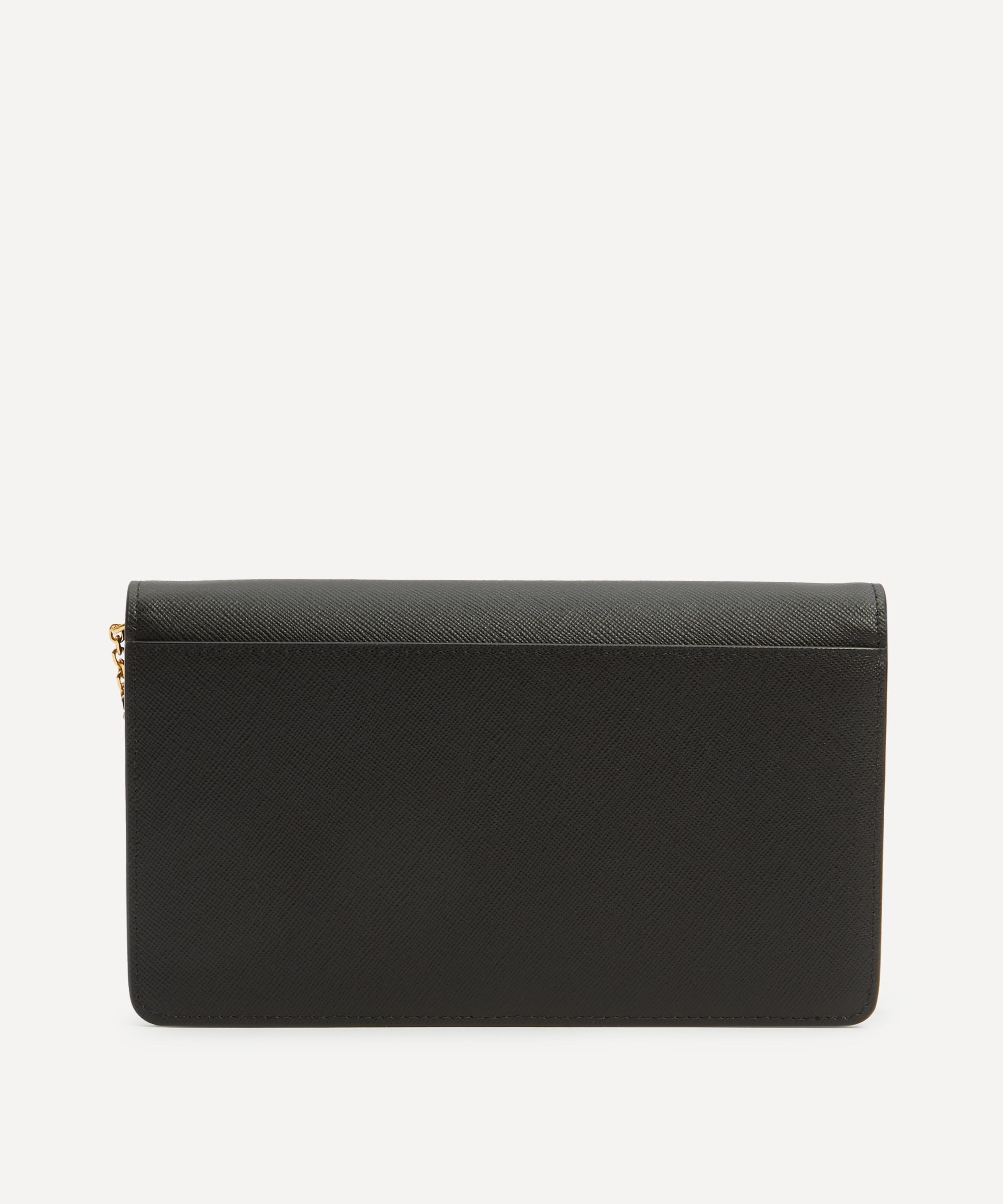 Marni - Long Black Leather Chain Wallet image number 2