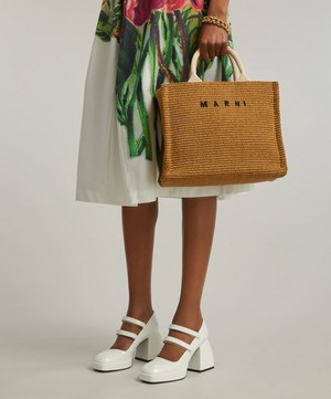 Marni - Small East West Tote Bag image number 6
