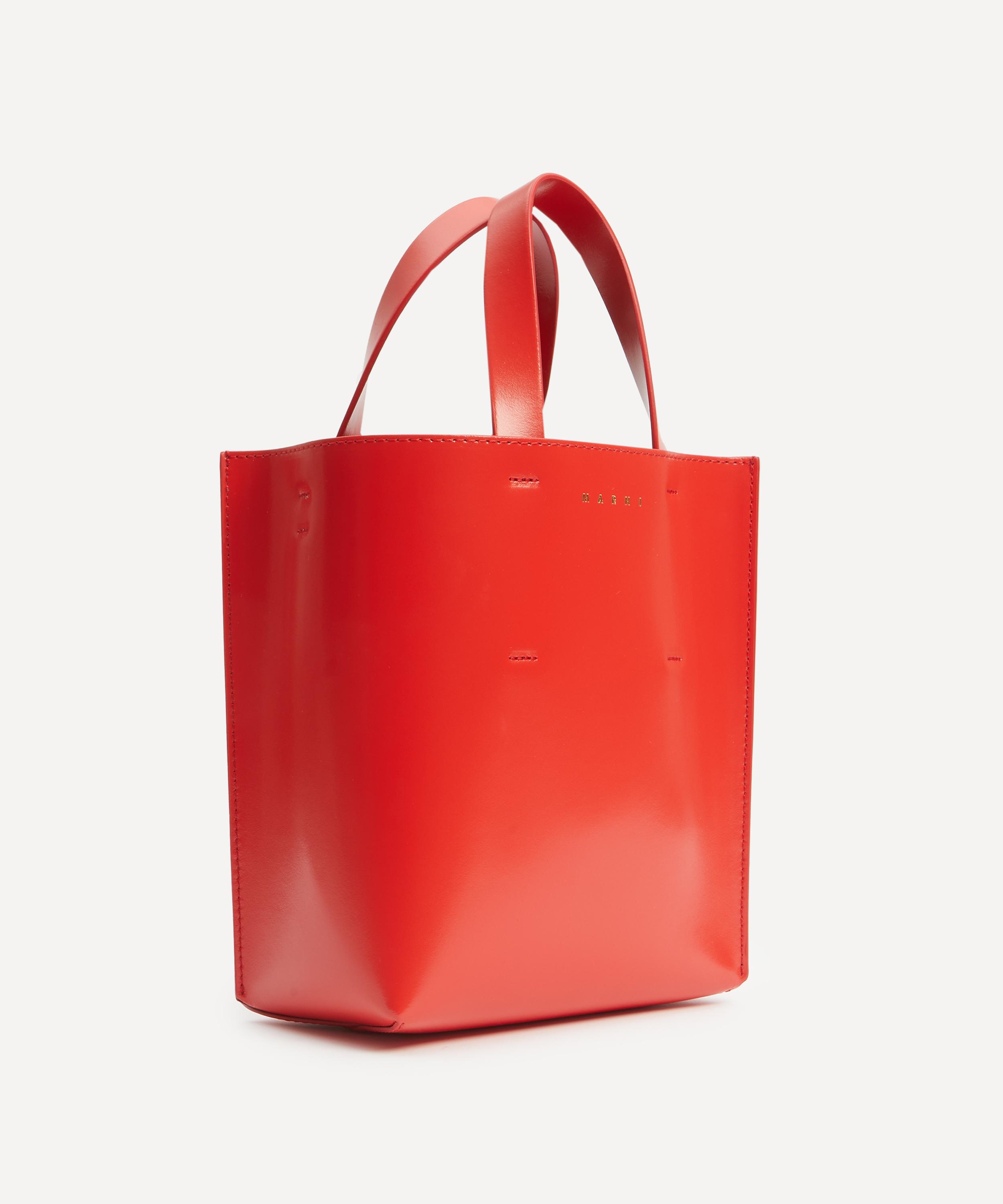 Marni two hotsell tone leather tote