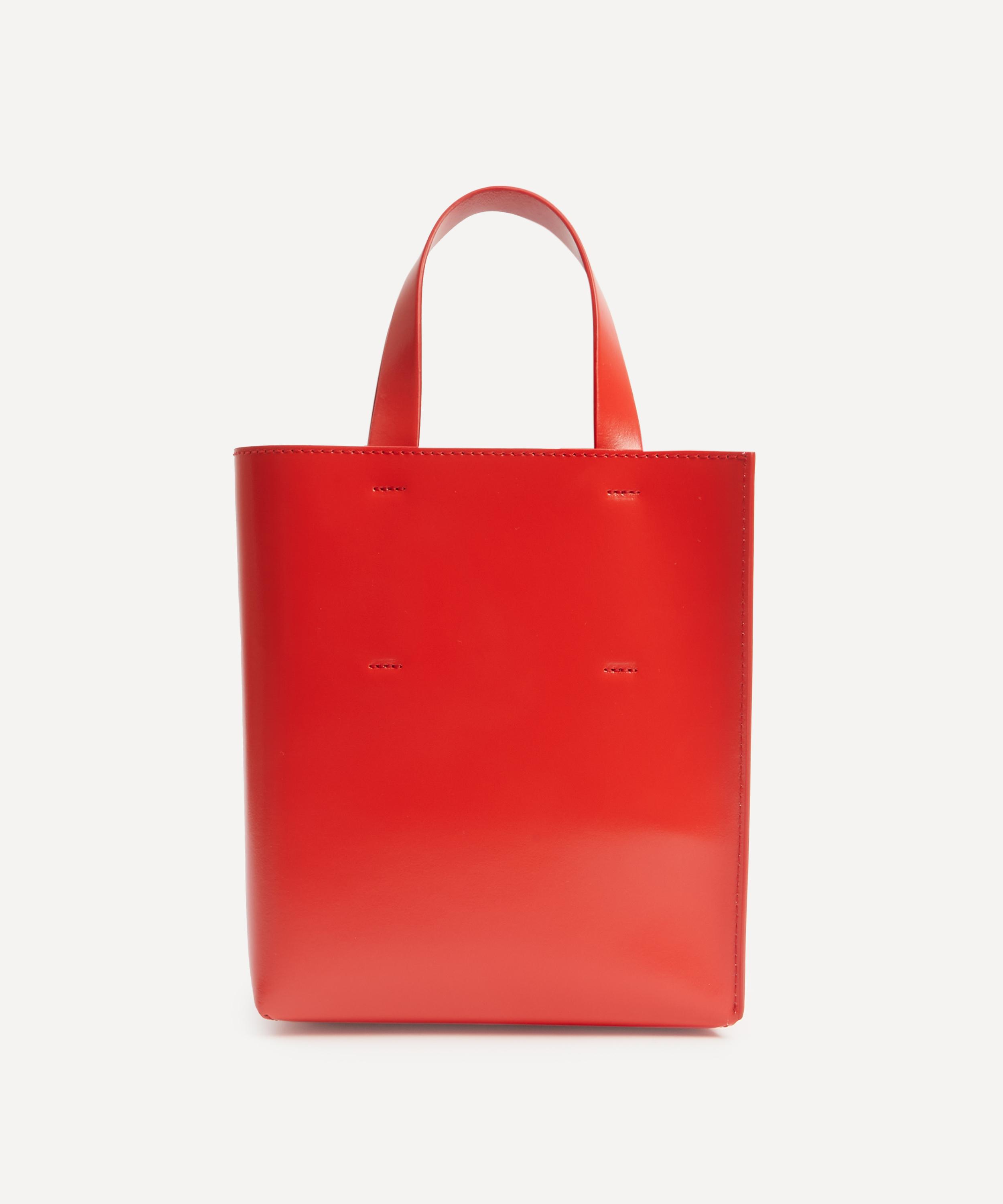 Marni - Museo Mini Arbutus Leather Tote Bag image number 2