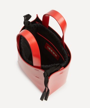 Marni - Museo Mini Arbutus Leather Tote Bag image number 4