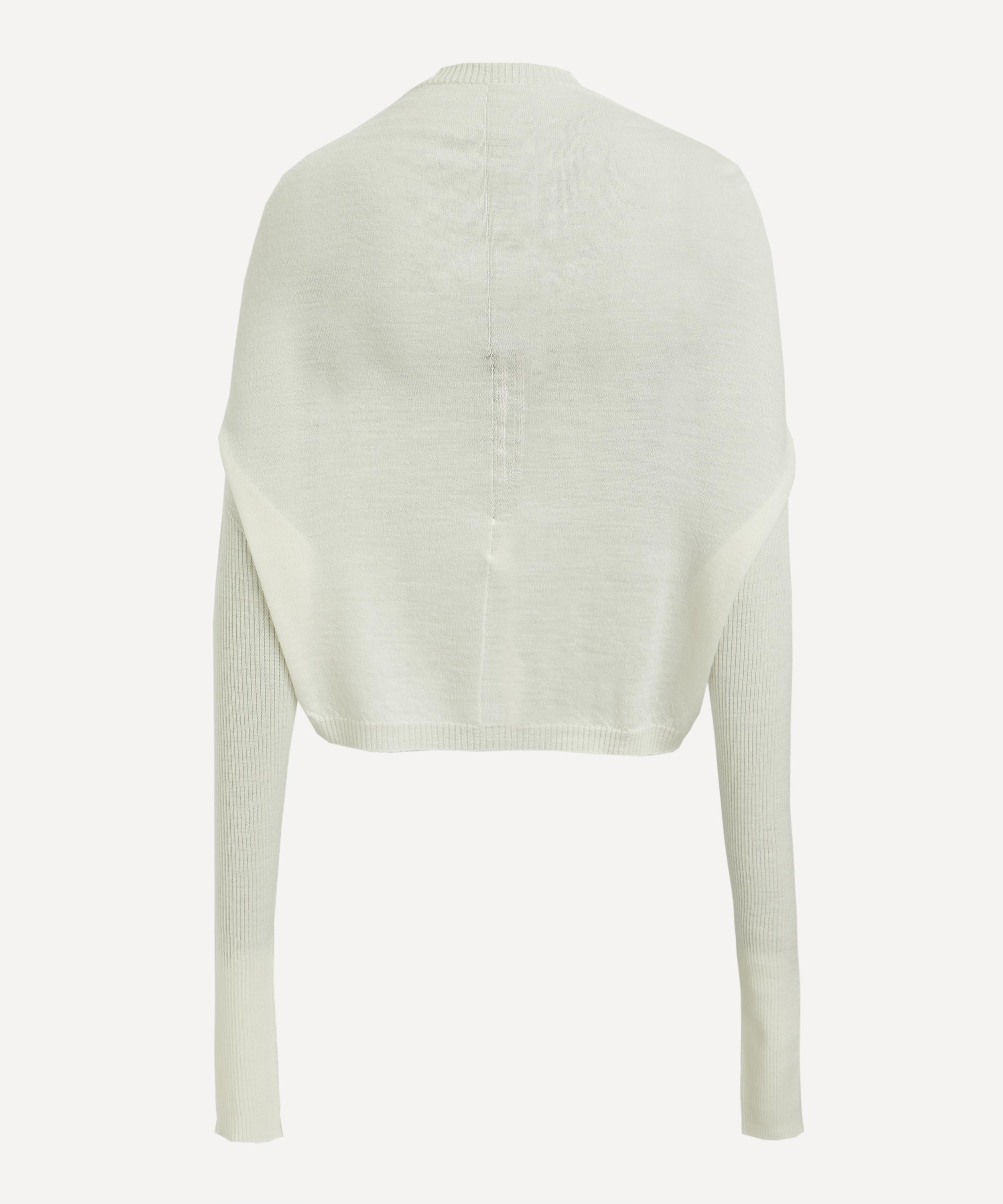 Rick Owens - Cropped Crater Knit Jumper  image number 2