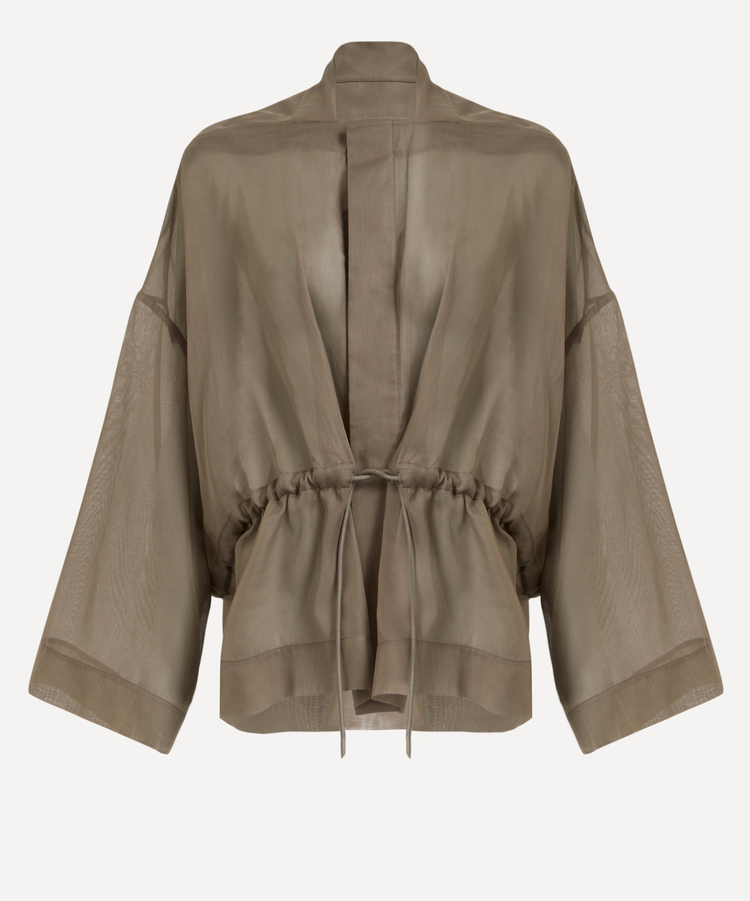 Rick Owens - Sail Semi-Sheer Cotton Jacket image number 0