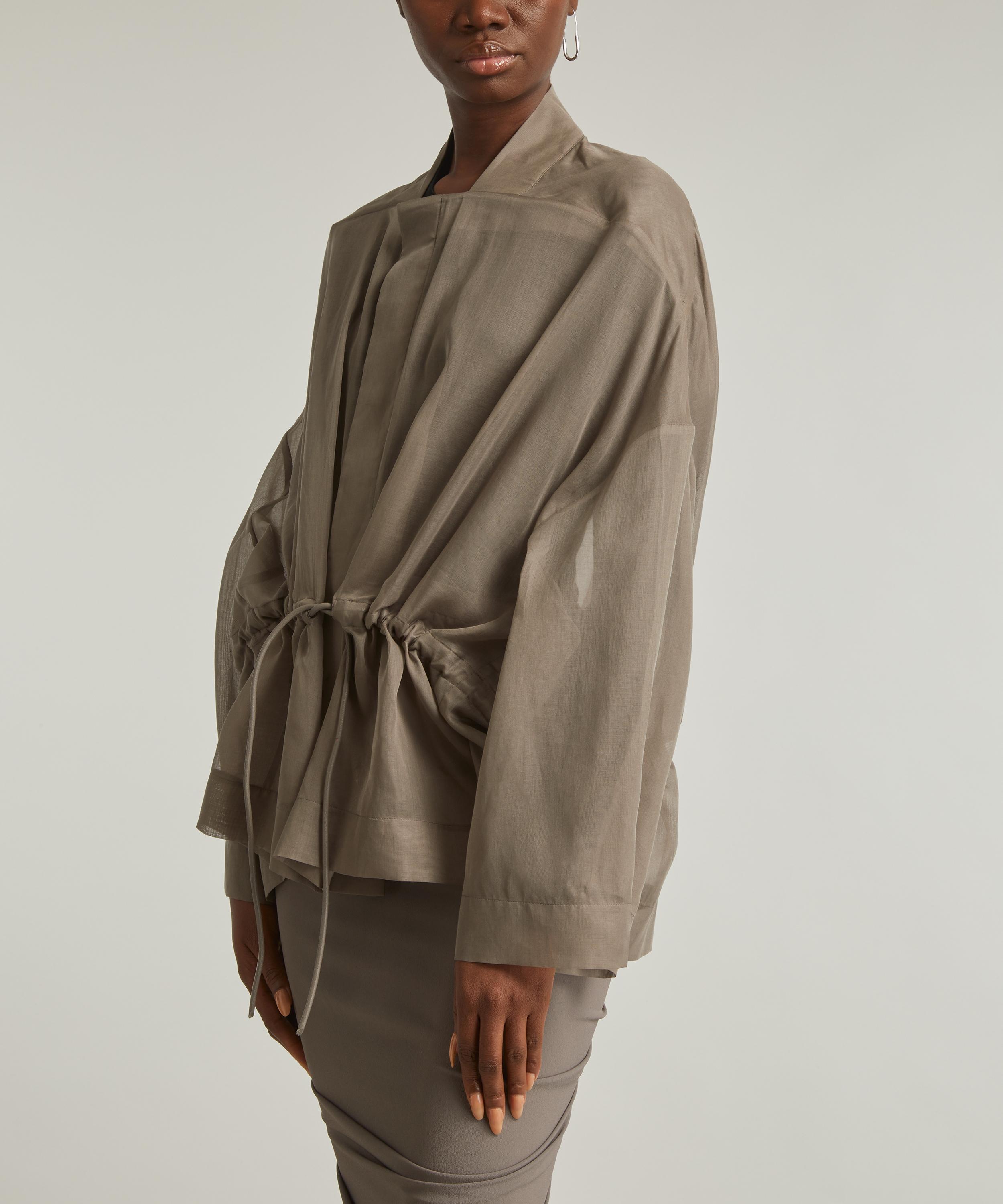 Rick Owens - Sail Semi-Sheer Cotton Jacket image number 2