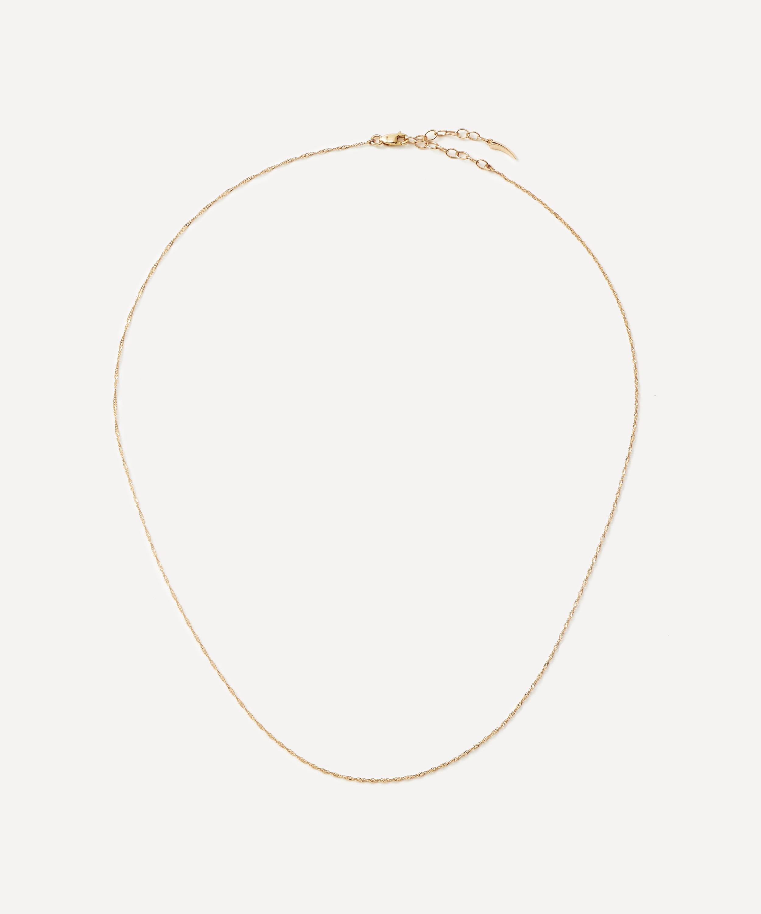 Missoma - 14ct Gold Fine Twisted Chain Necklace image number 0