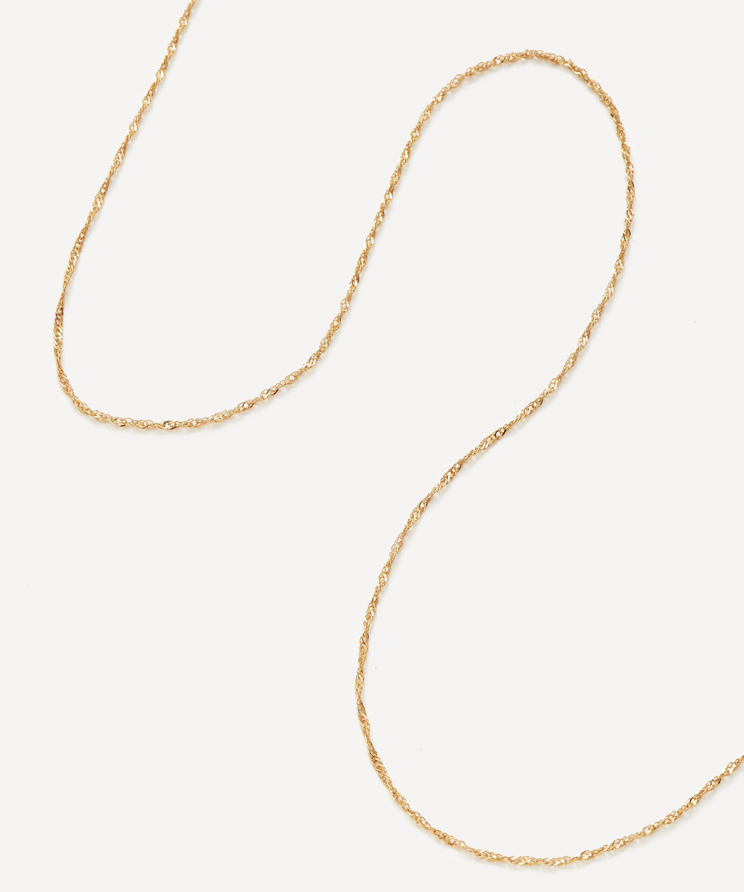 Missoma - 14ct Gold Fine Twisted Chain Necklace image number 2