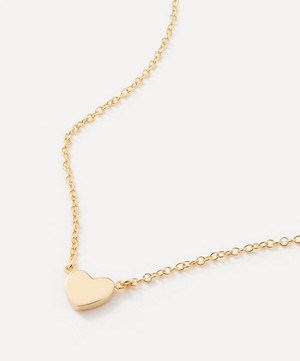 Auree - 18ct Gold-Plated Vermeil Silver Verona Full Heart Pendant Necklace image number 0