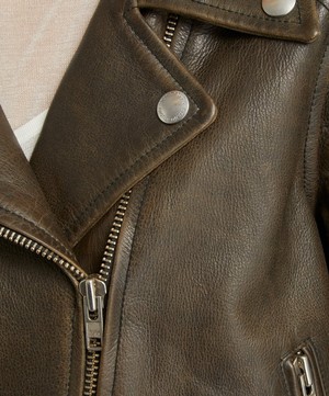 STAND STUDIO - Icon MC Leather Biker Jacket image number 4