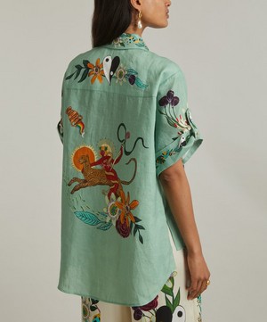 ALÉMAIS - Meagan Oversized Linen Shirt image number 3