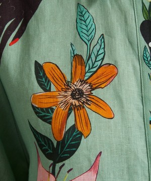 ALÉMAIS - Meagan Oversized Linen Shirt image number 4