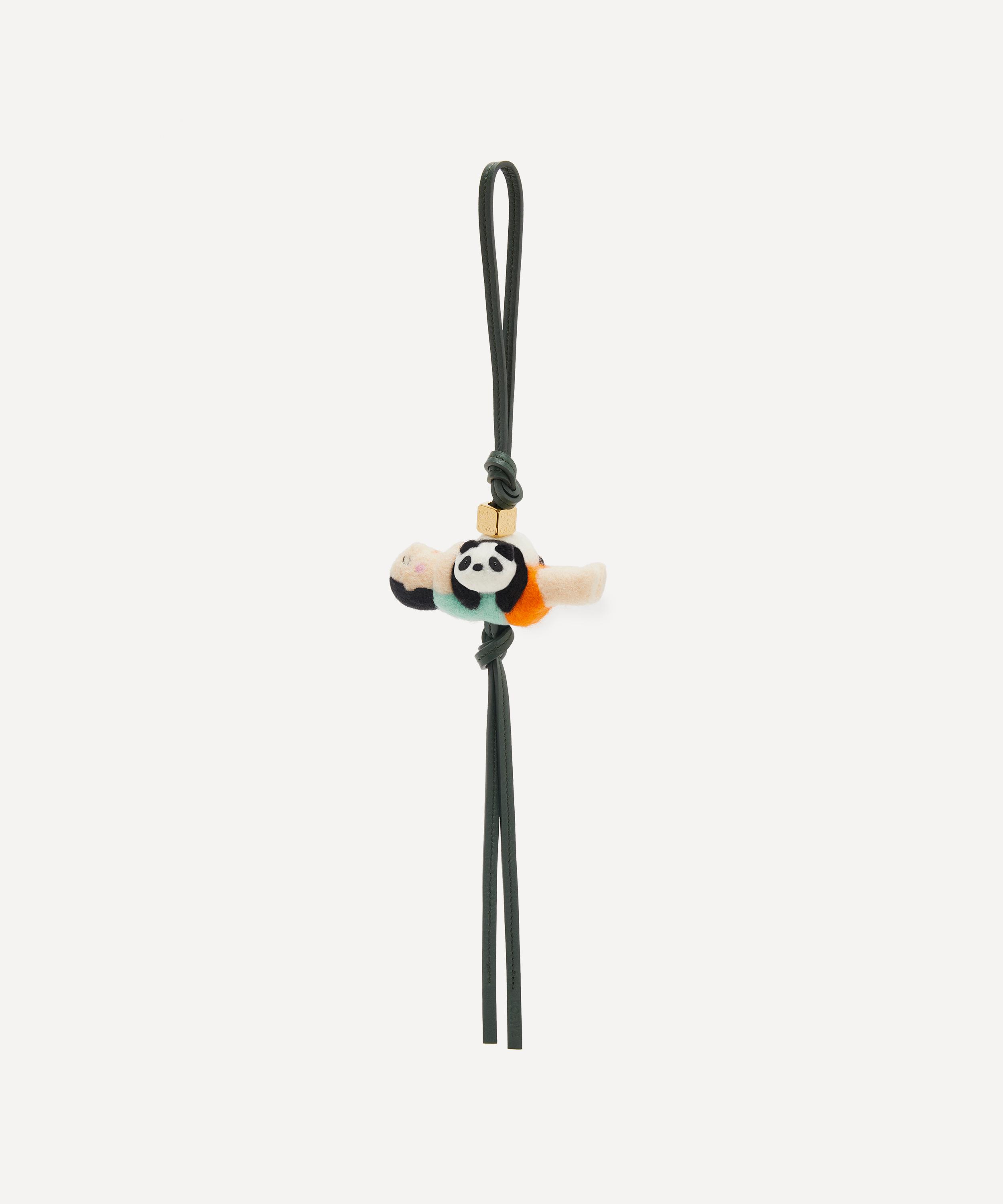 Loewe - Panda With Kid Bag Charm image number 0