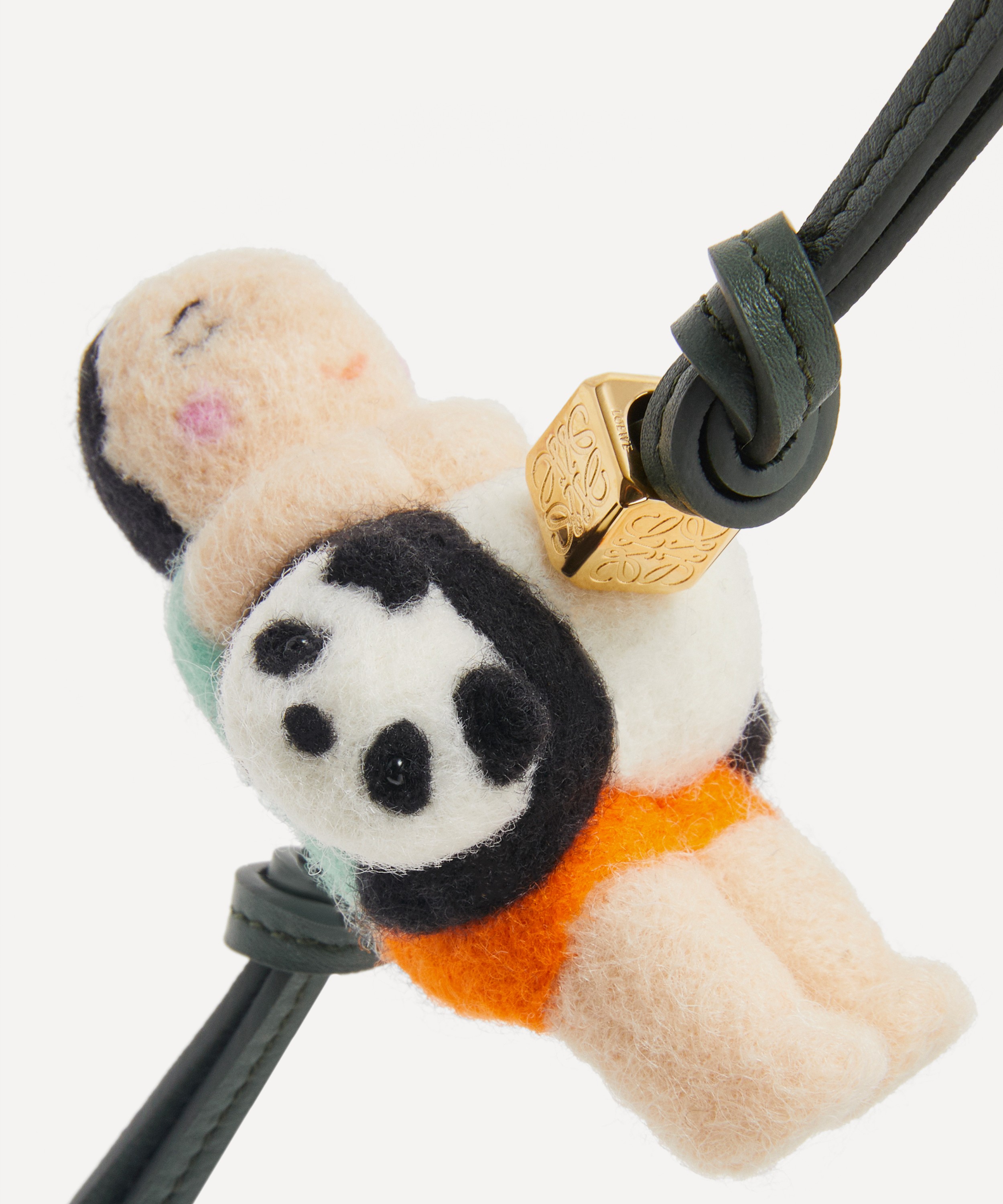 Loewe Panda With Kid Bag Charm | Liberty