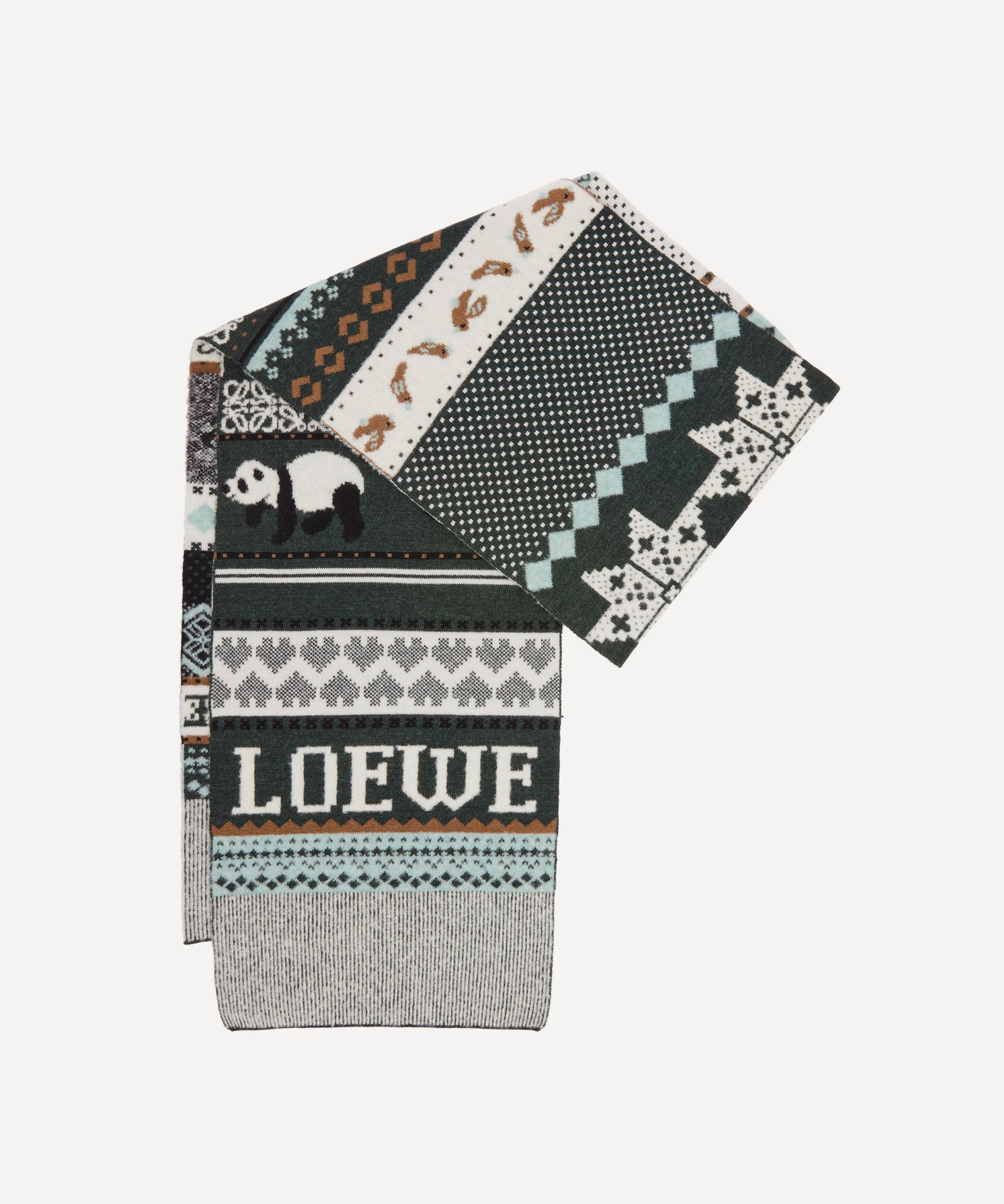 Loewe - Panda Wool-Blend Scarf image number 0