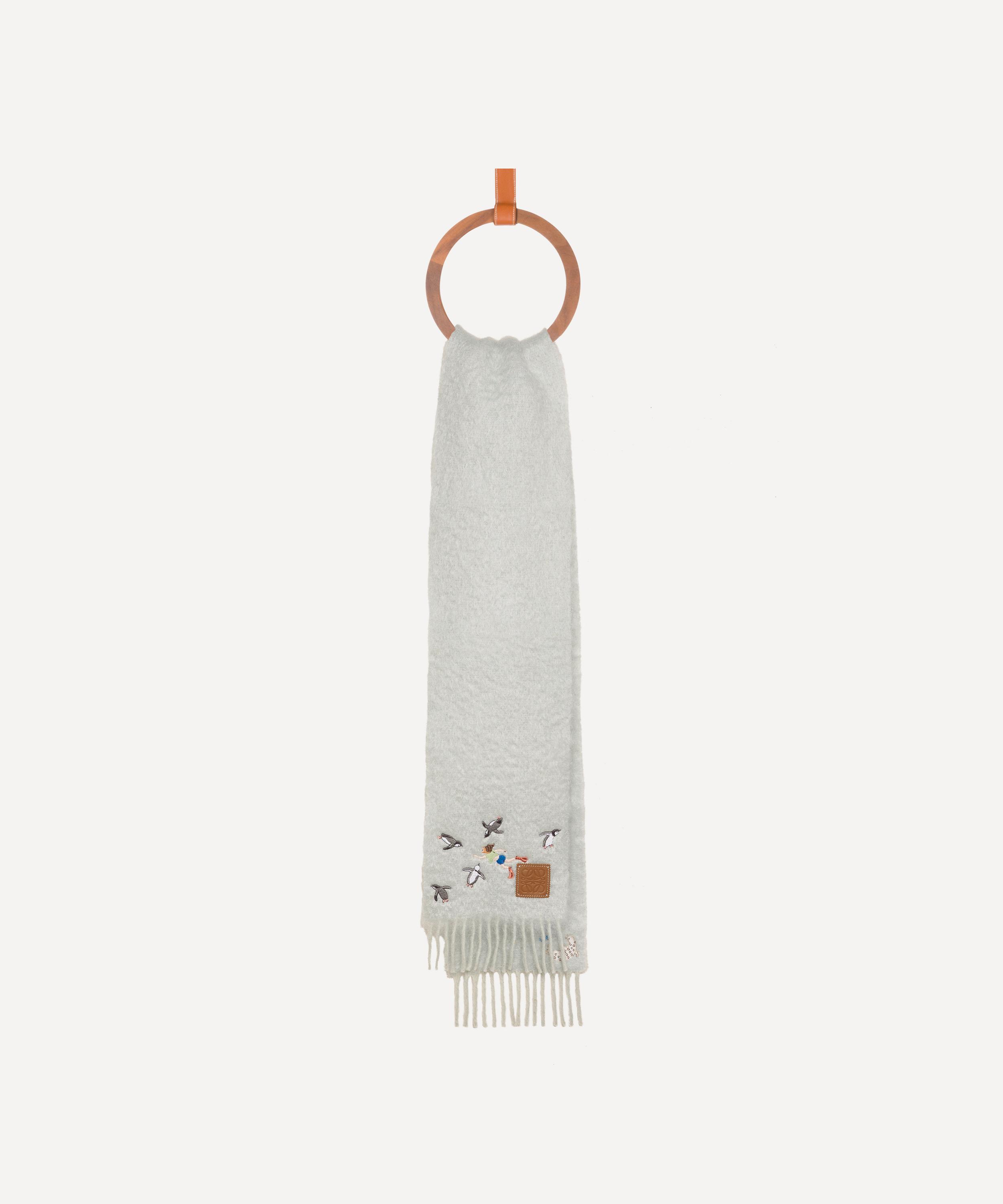 Loewe - Penguin Mohair-Wool Scarf image number 0