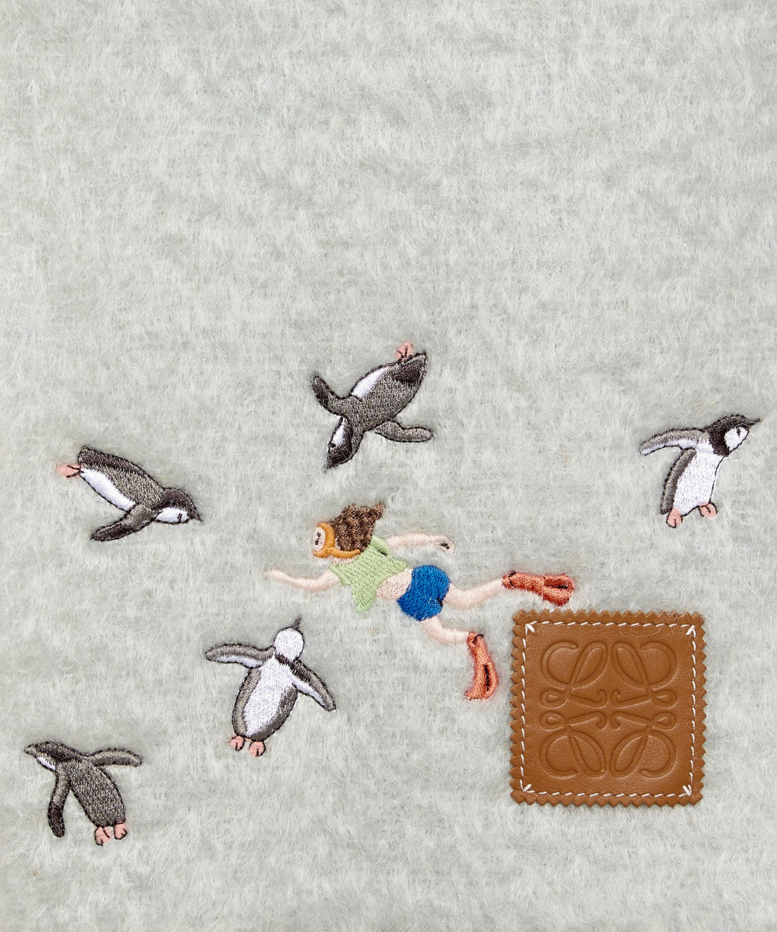 Loewe - Penguin Mohair-Wool Scarf image number 2