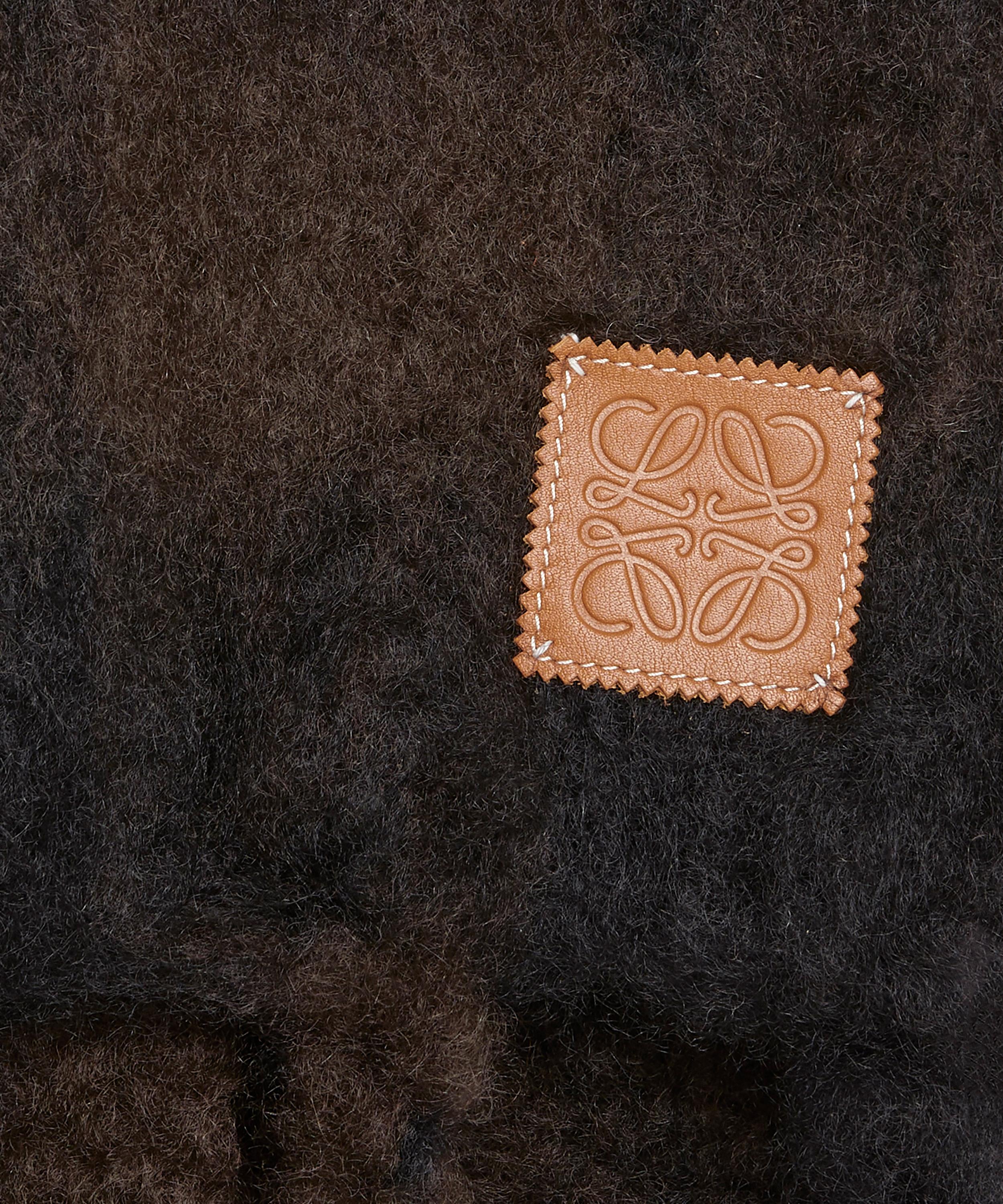 Loewe - Check Mohair-Wool Scarf image number 2