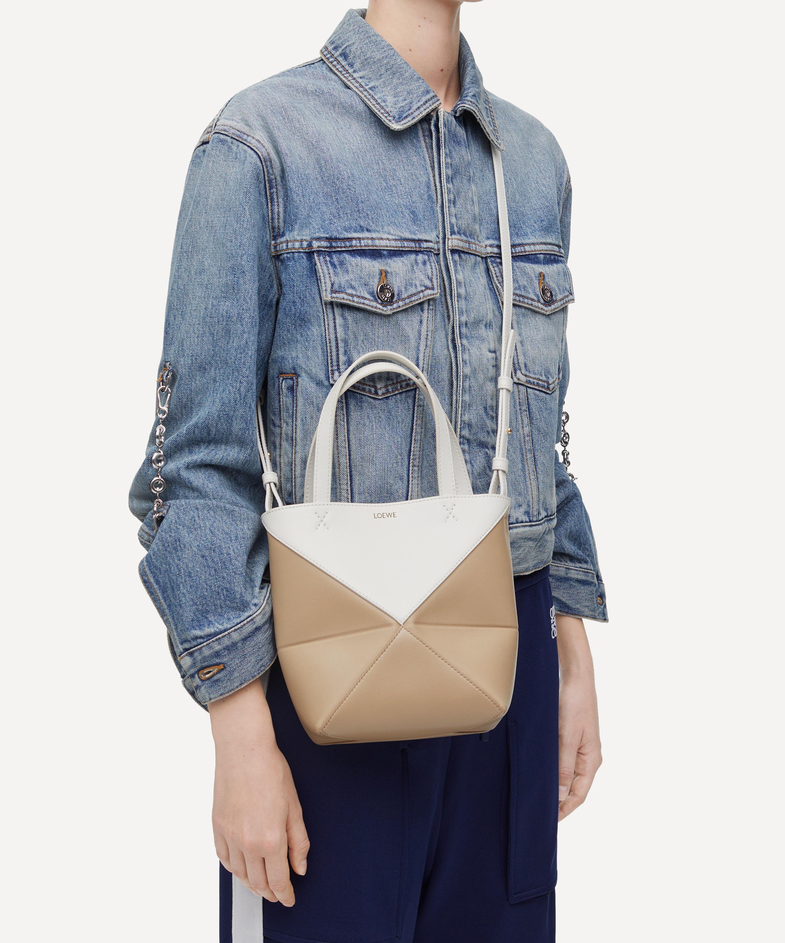 Loewe - Puzzle Fold Mini Tote Bicolour Bag image number 1