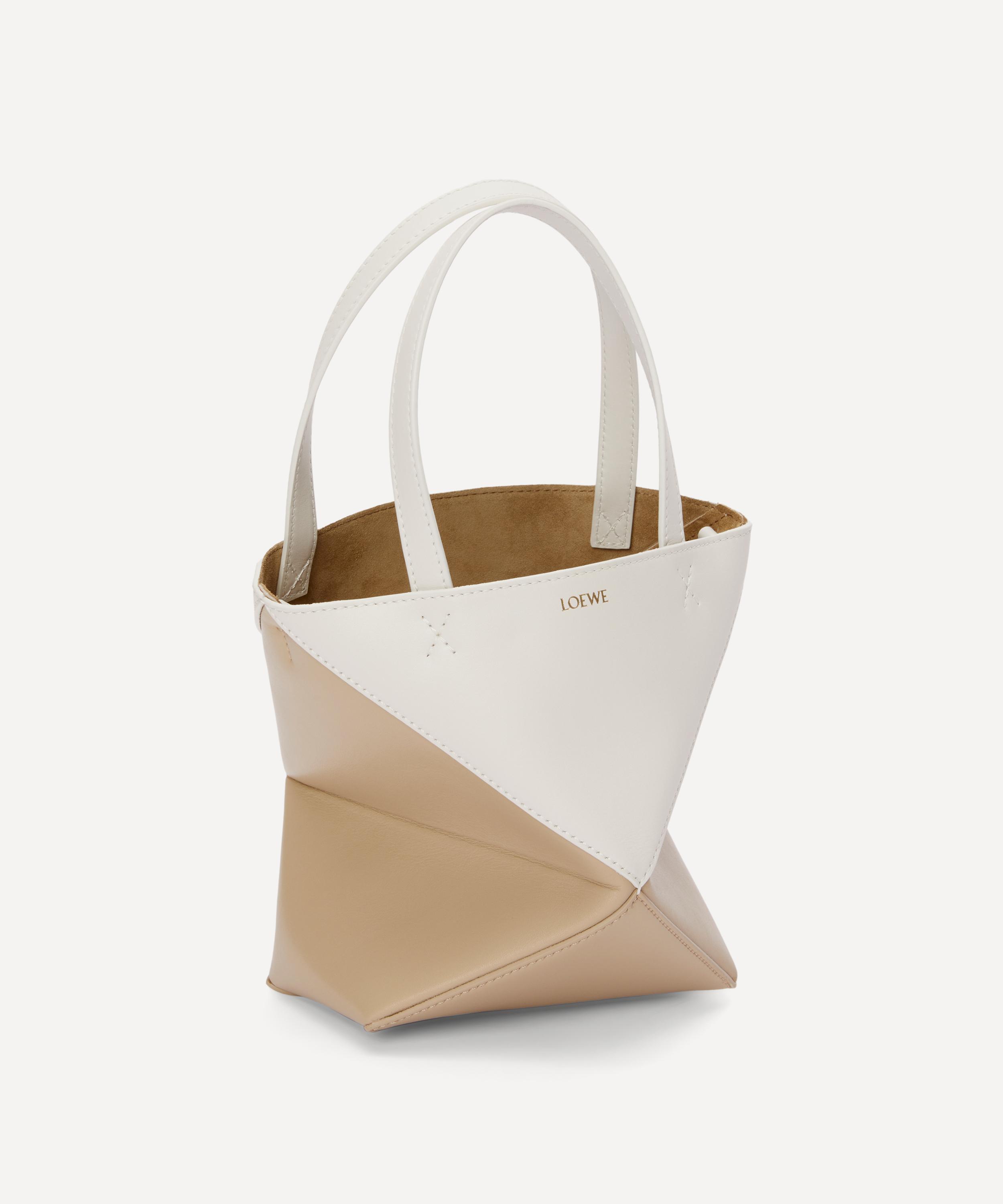 Loewe - Puzzle Fold Mini Tote Bicolour Bag image number 3