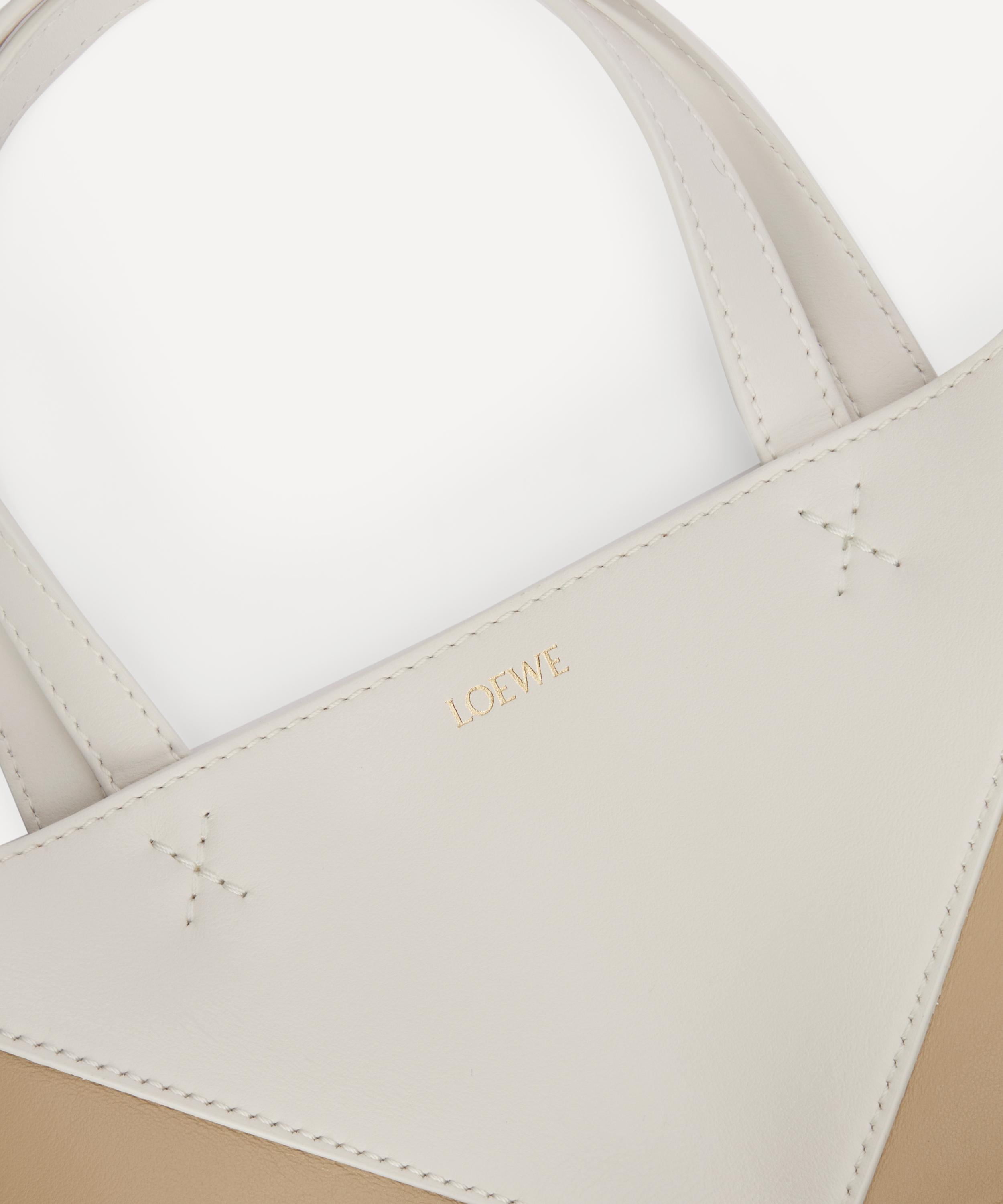 Loewe - Puzzle Fold Mini Tote Bicolour Bag image number 7