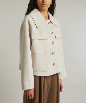 Loulou Studio - Cilla Wool and Cashmere Jacket image number 2