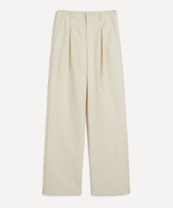 Loulou Studio - Jiva Cotton-Blend Wide-Leg Trousers image number null
