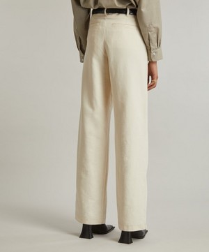 Loulou Studio - Jiva Cotton-Blend Wide-Leg Trousers image number 3