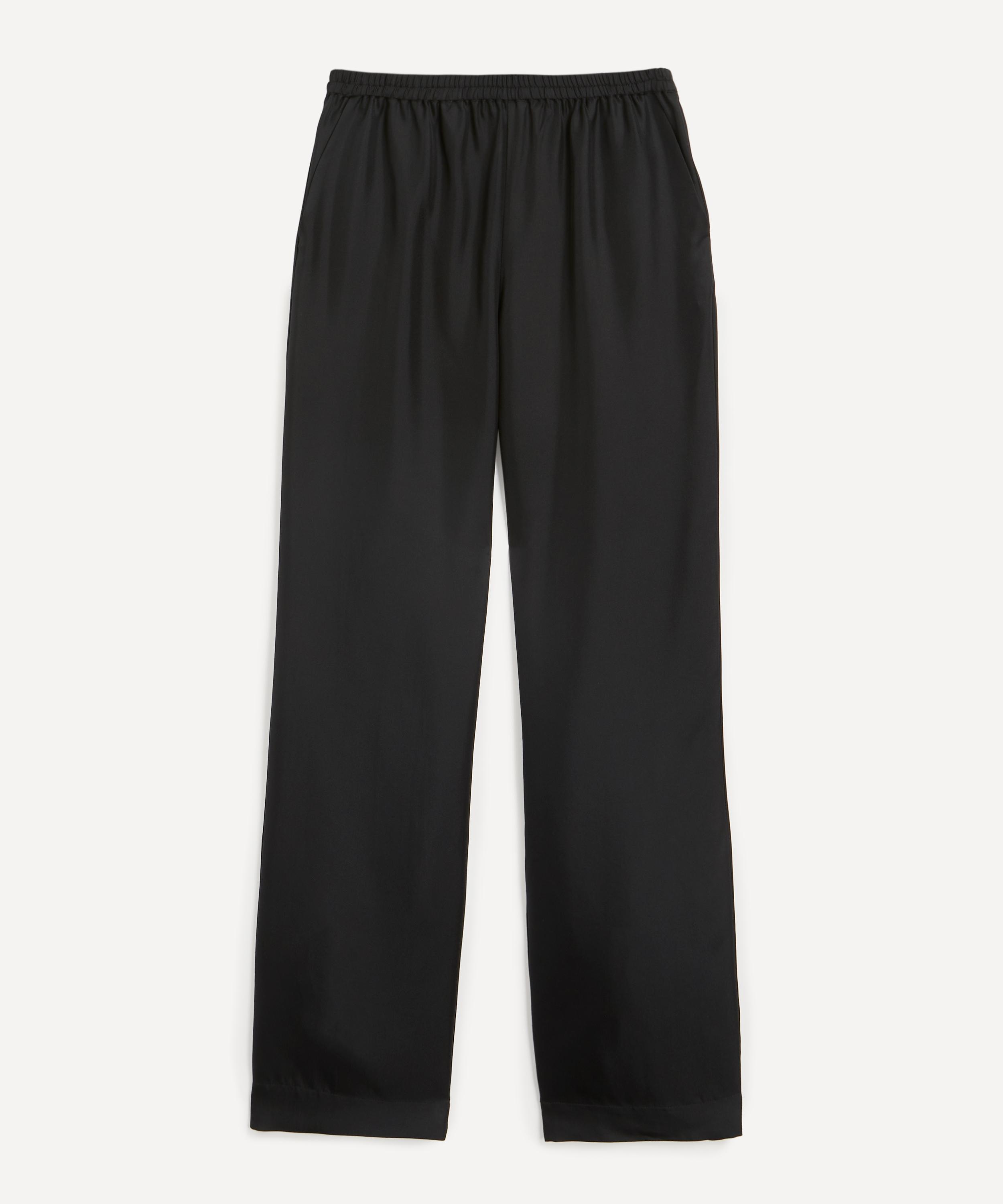 Loulou Studio - Alera Silk-Twill Wide-Leg Trousers image number 0