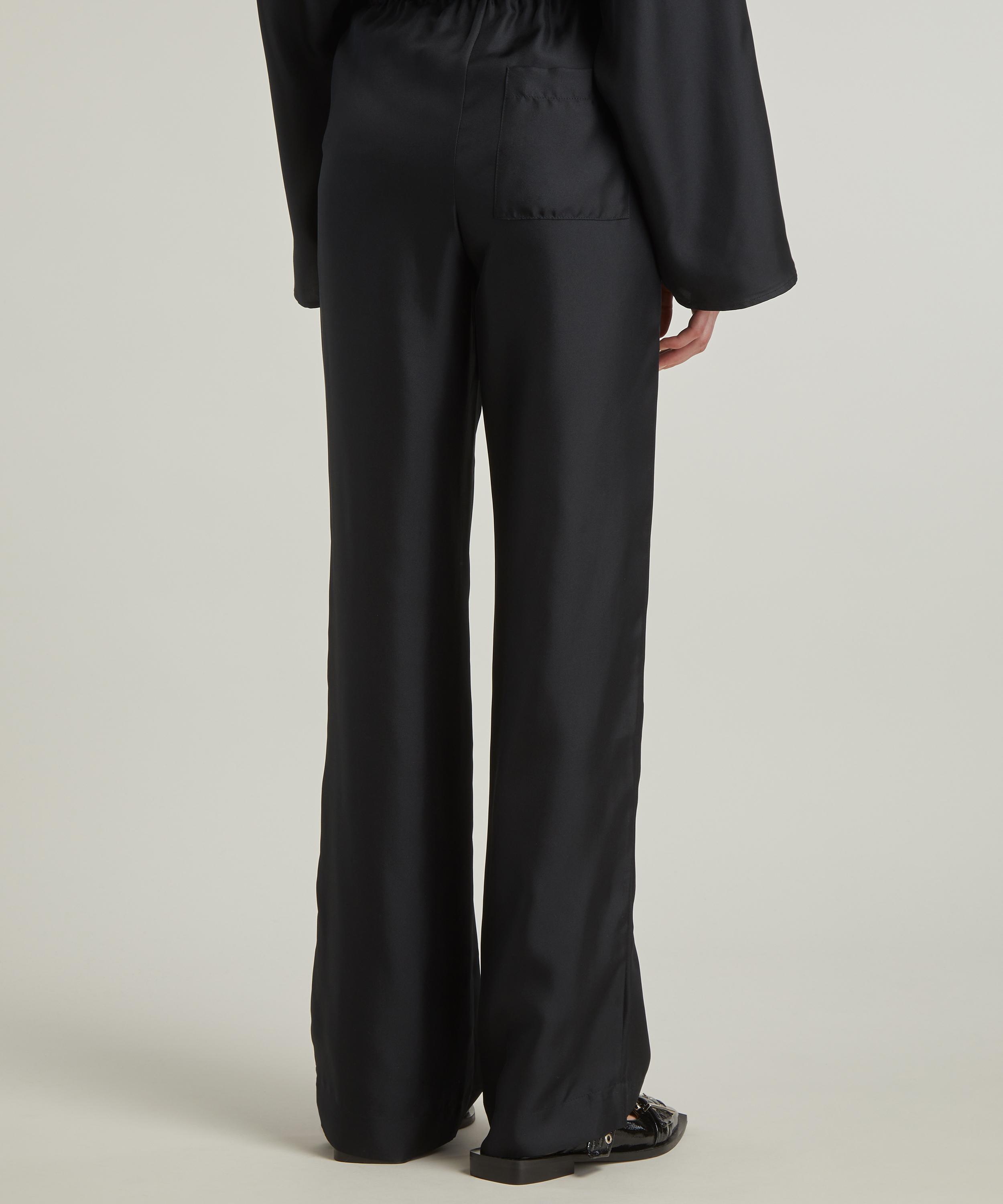 Loulou Studio - Alera Silk-Twill Wide-Leg Trousers image number 3