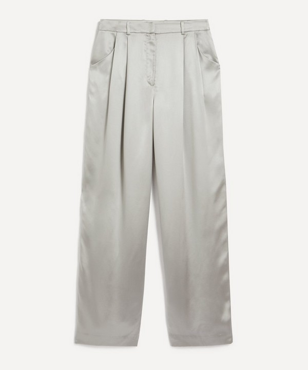 Loulou Studio - Vione Silk Blend Trousers image number null
