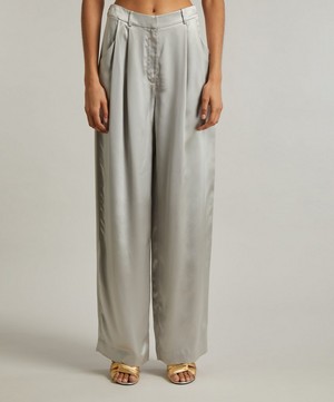 Loulou Studio - Vione Silk Blend Trousers image number 2