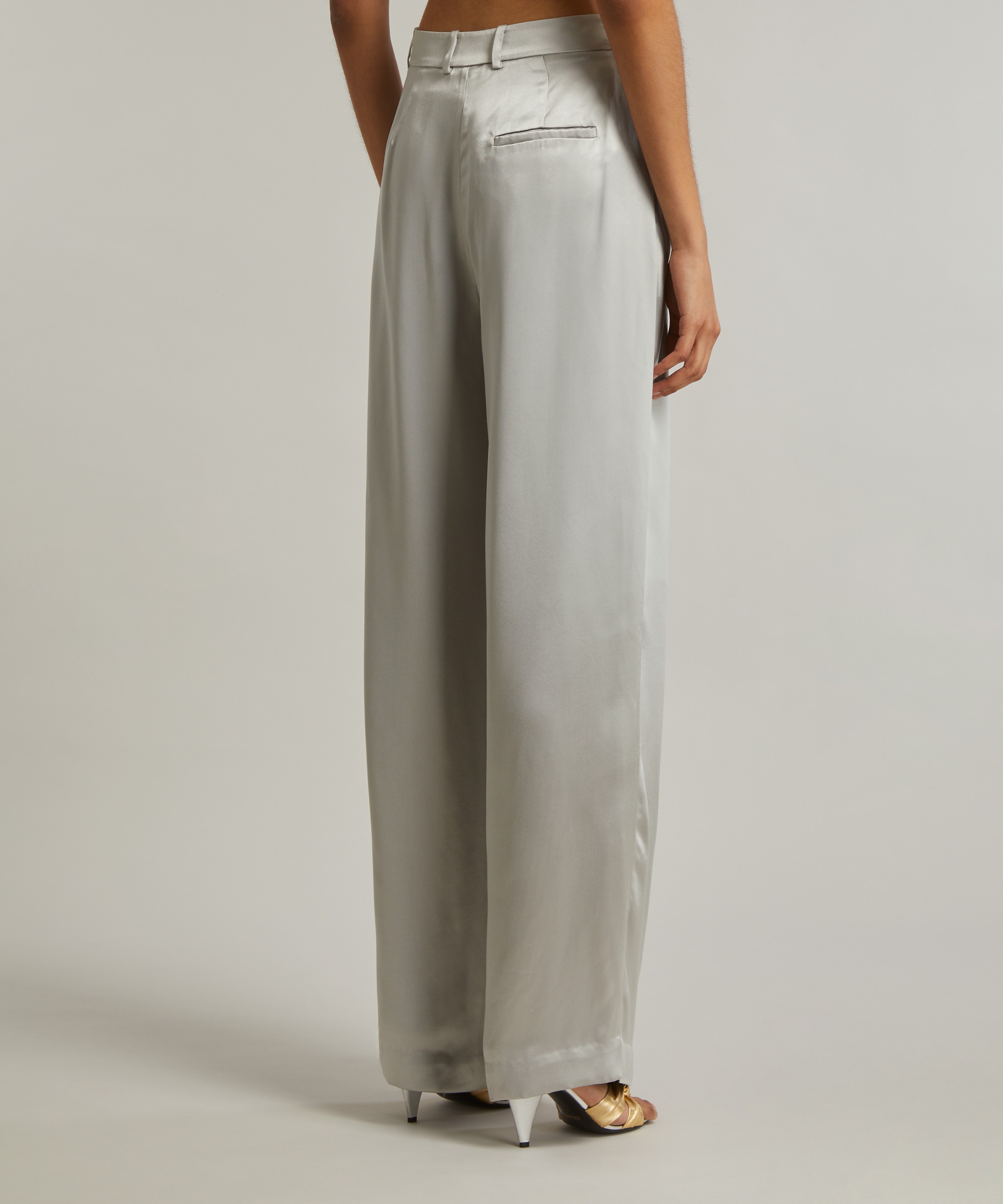Loulou Studio - Vione Silk Blend Trousers image number 3