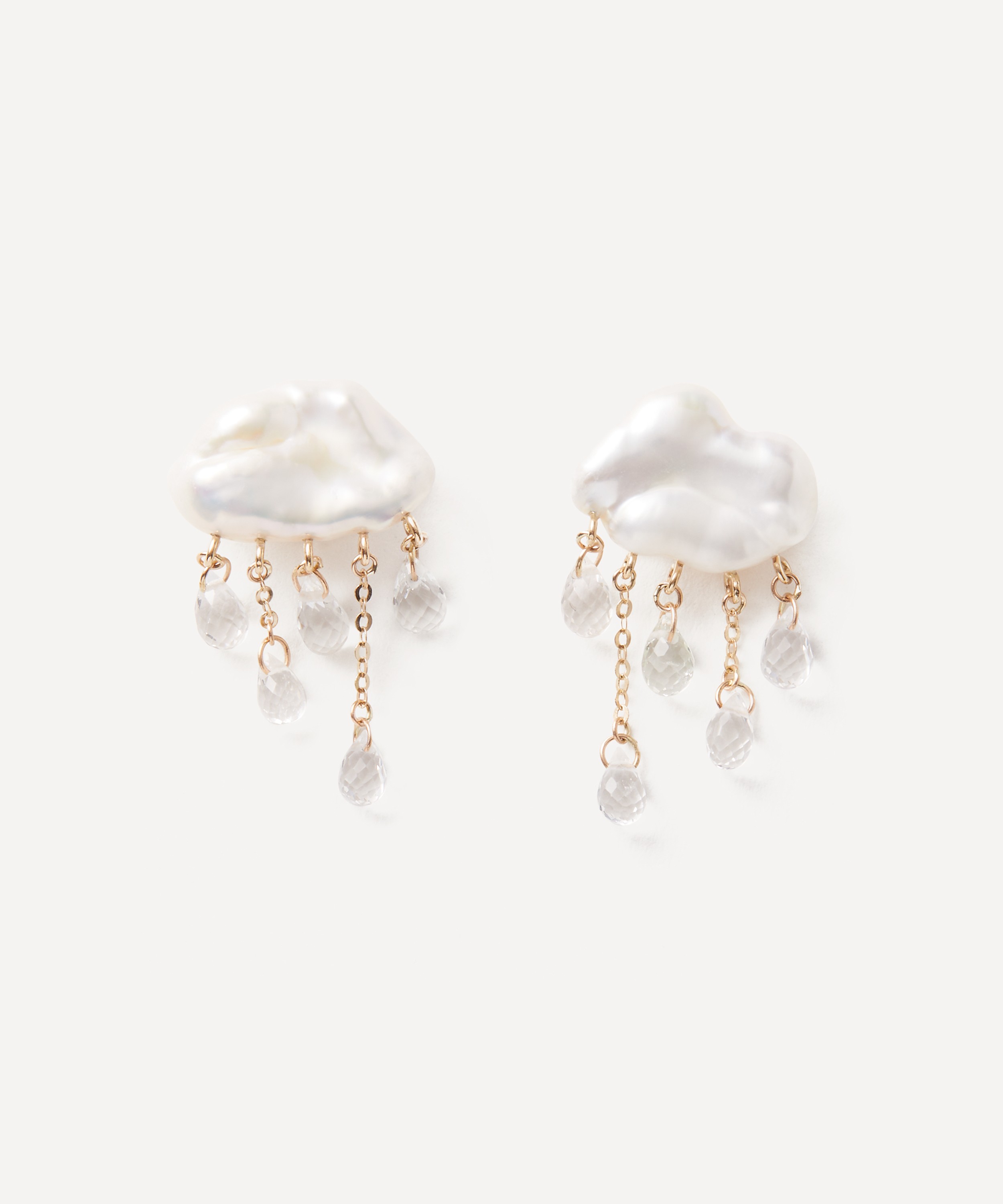 Rachel Quinn - 14ct Gold Monsoon Stud Earrings