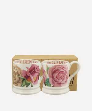 Emma Bridgewater - Set of Two Roses All My Life Boxed Half-Pint Mugs image number 0