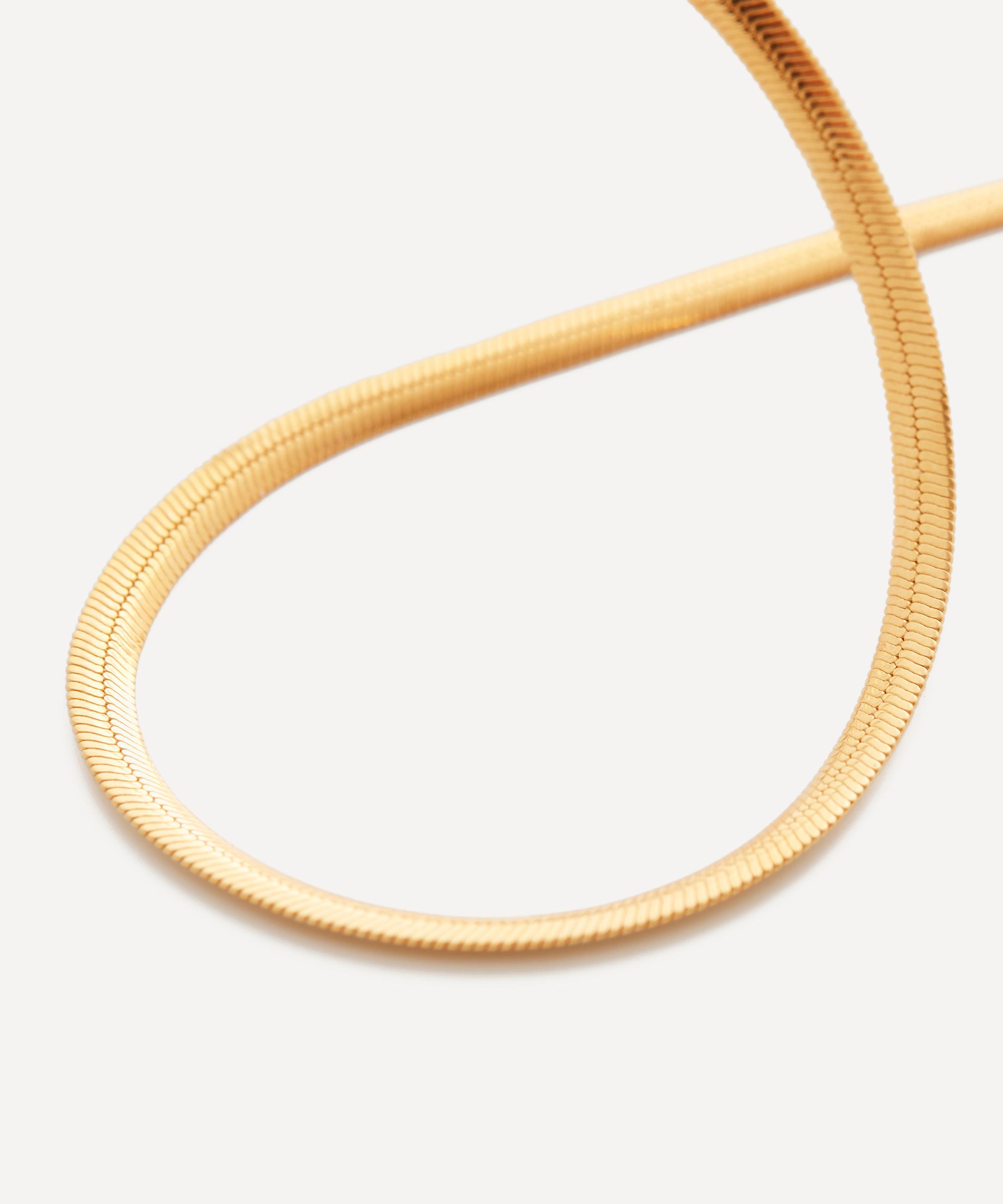 Monica Vinader - 18ct Gold-Plated Vermeil Silver Snake Chain Necklace image number 2