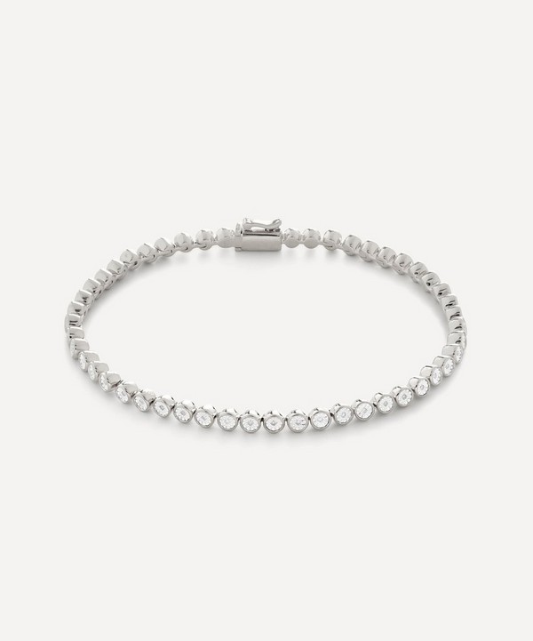 Monica Vinader - Sterling Silver Diamond Essential Tennis Bracelet