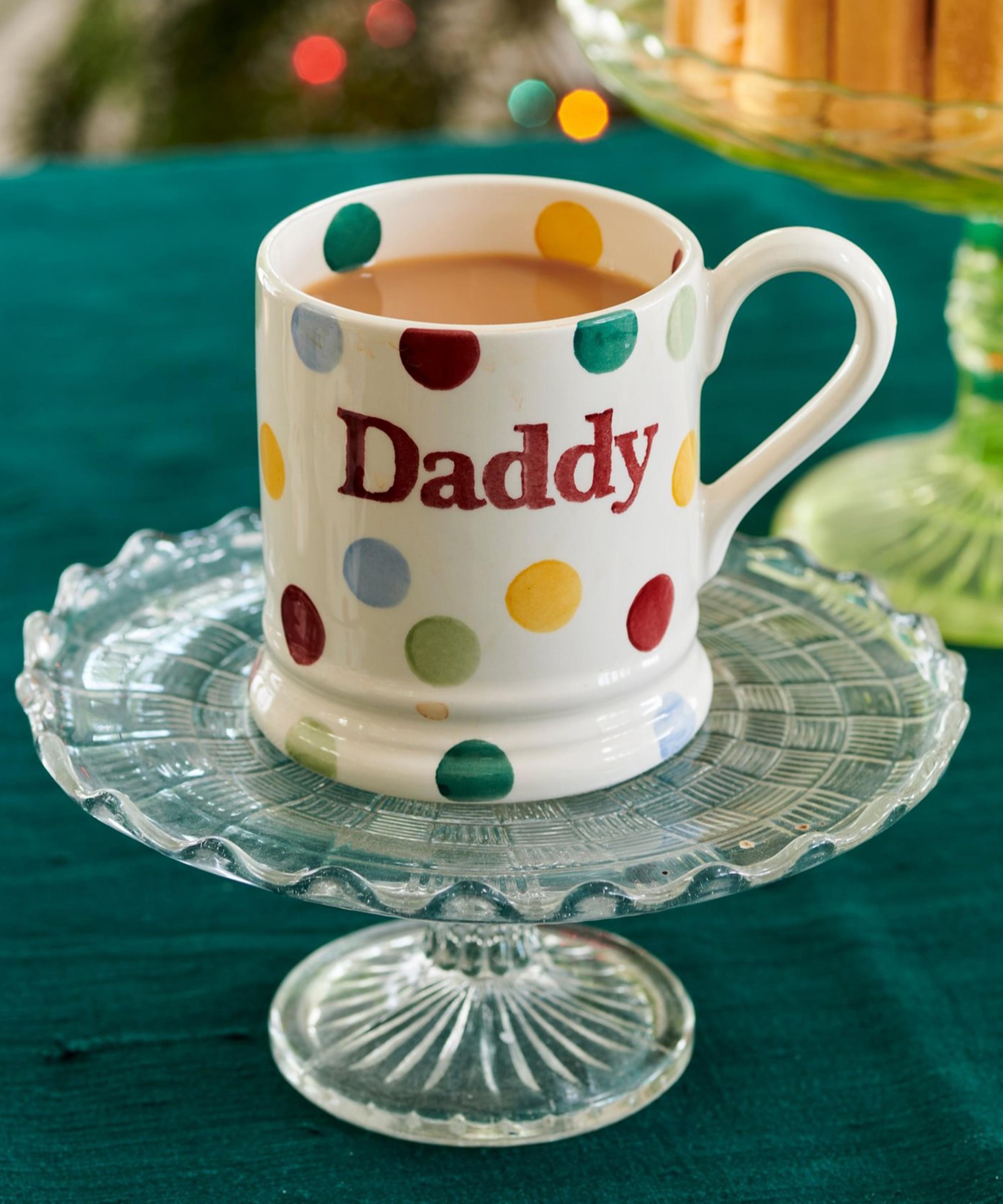 Emma Bridgewater - Polka Dot Daddy Half-Pint Mug image number 4