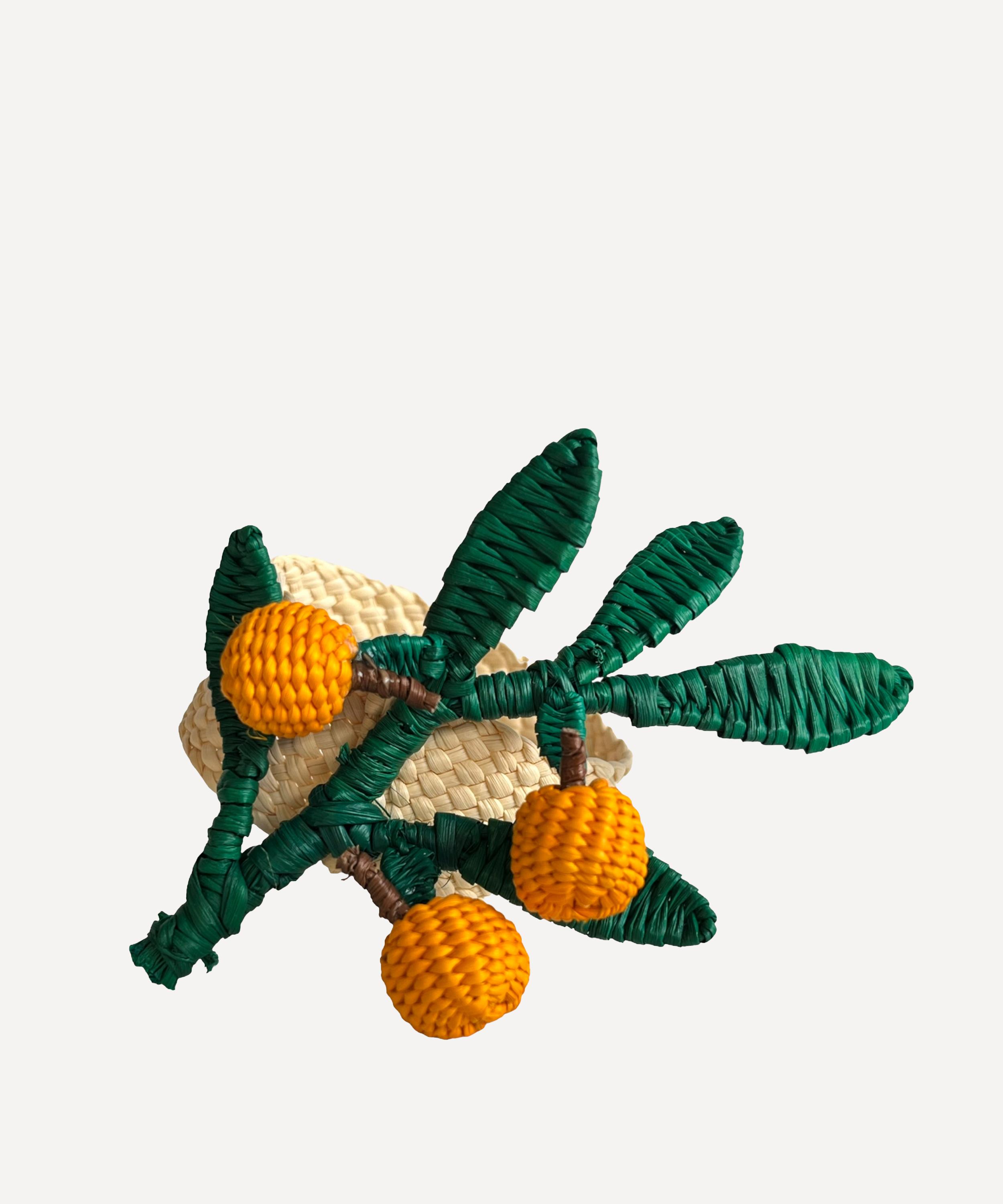 Coro Cora - Orange Branch Napkin Ring image number 0